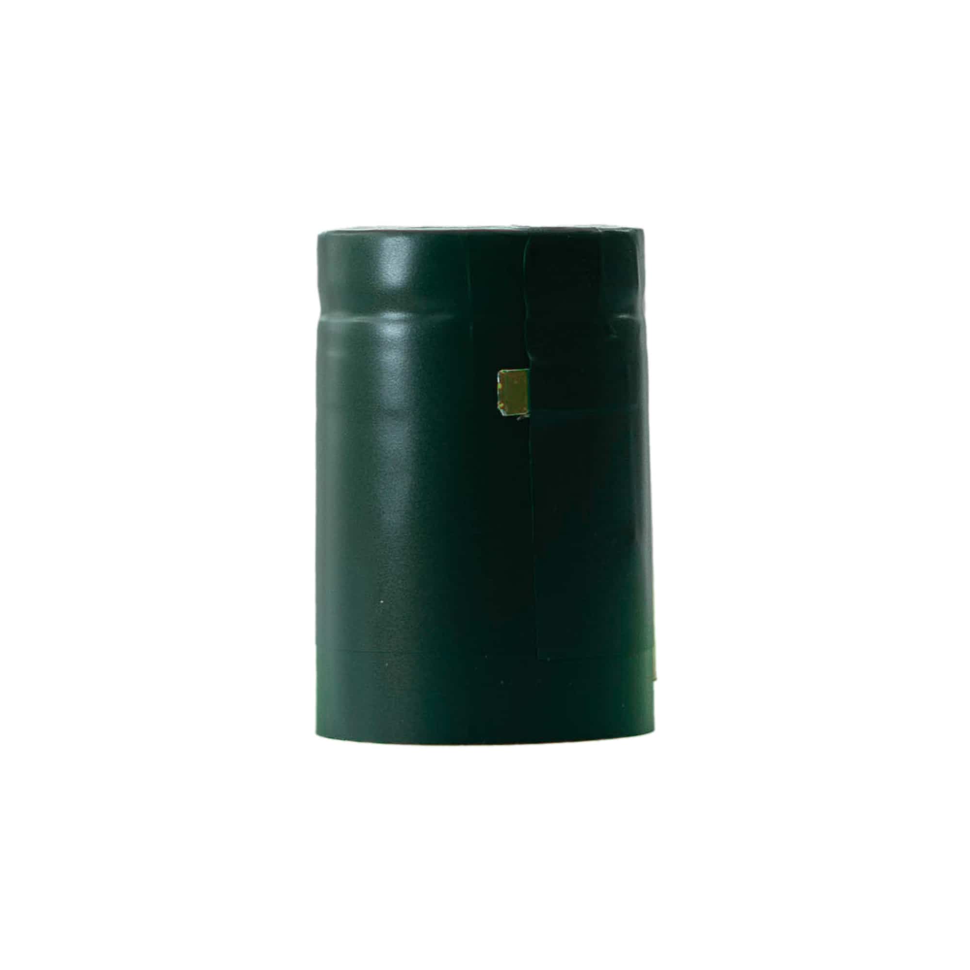 Cápsula retrátil 32x41, plástico PVC, verde esmeralda