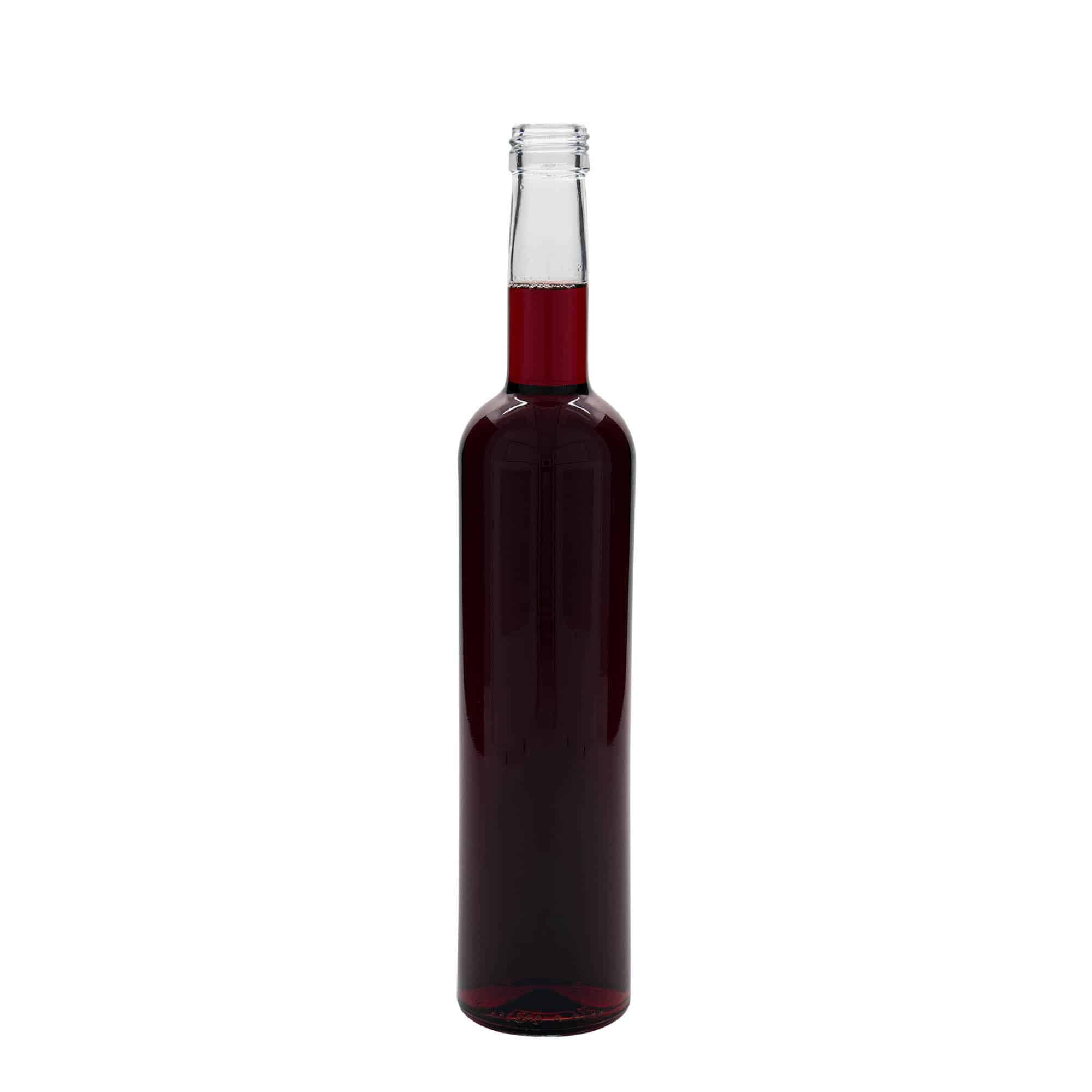 500 ml Garrafa de vidro 'Bordeaux', boca: PP 28