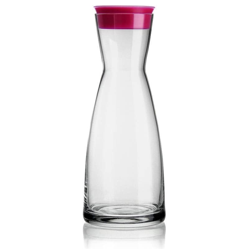 1000 ml Jarro 'Ypsilon', vidro, pink