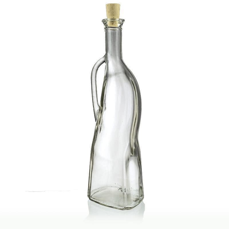 750 ml Garrafa de vidro 'Josephina', oval, boca: Cortiça