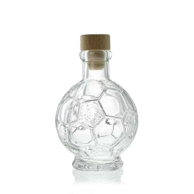 200 ml Garrafa de vidro 'Bola', boca: Cortiça