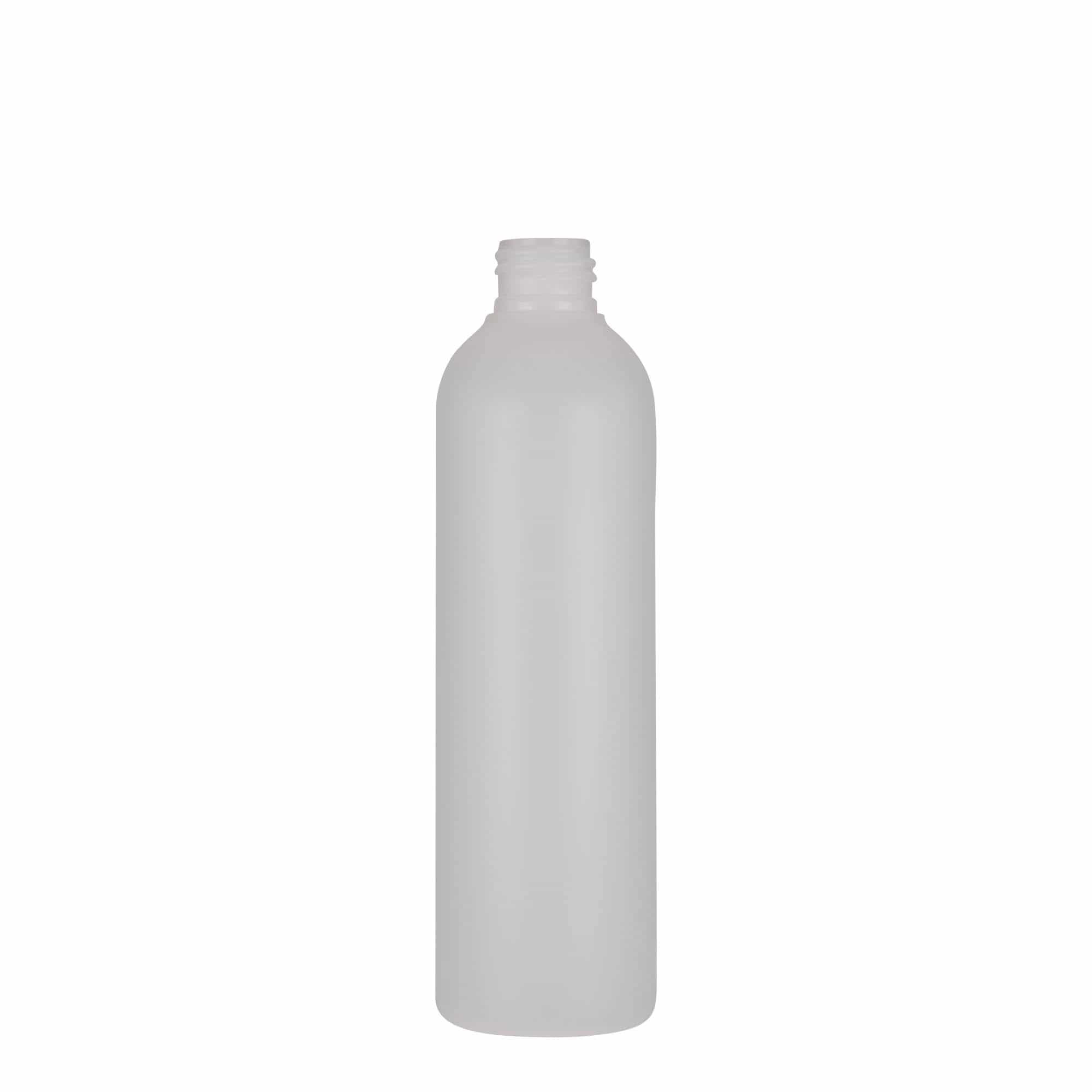 250 ml Garrafa de plástico 'Tuffy', PEAD, natural, boca: GPI 24/410