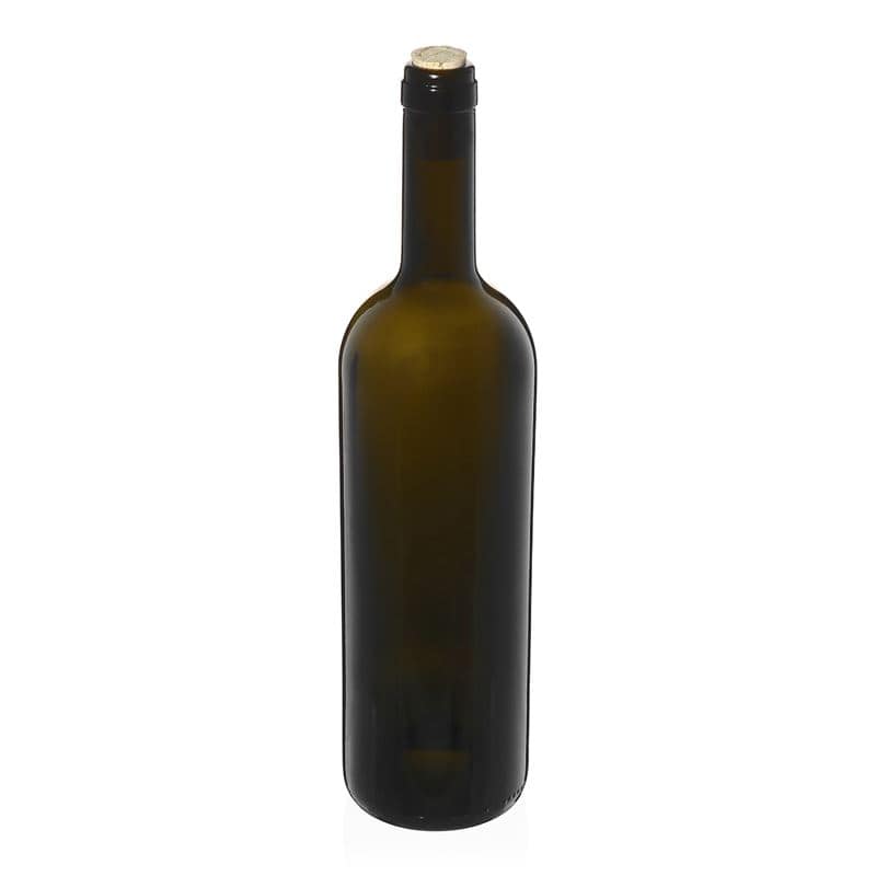 750 ml Garrafa de vinho 'Golia', verde antigo, boca: Cortiça