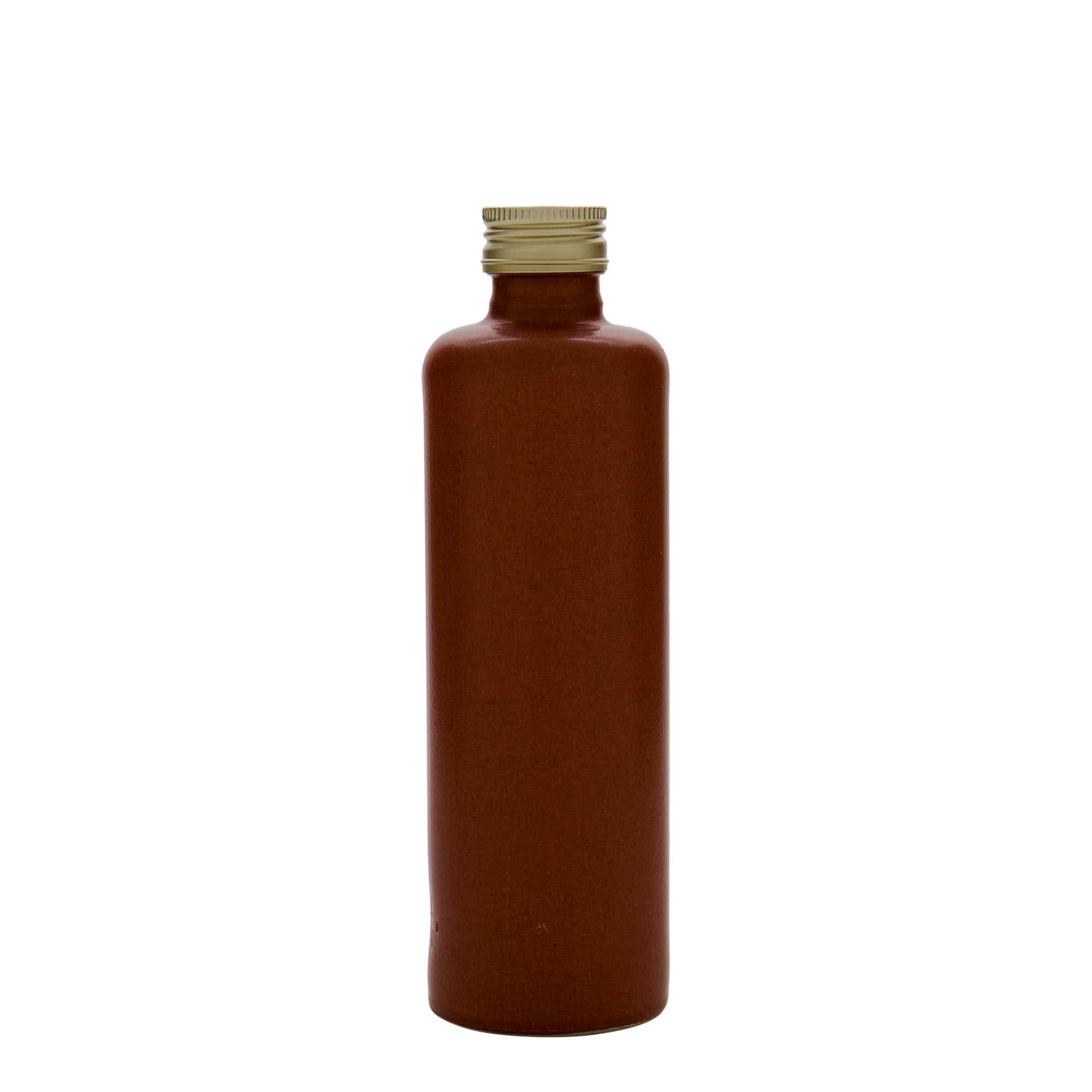 350 ml Jarro de barro, grés, vermelho-castanho, boca: PP 31,5