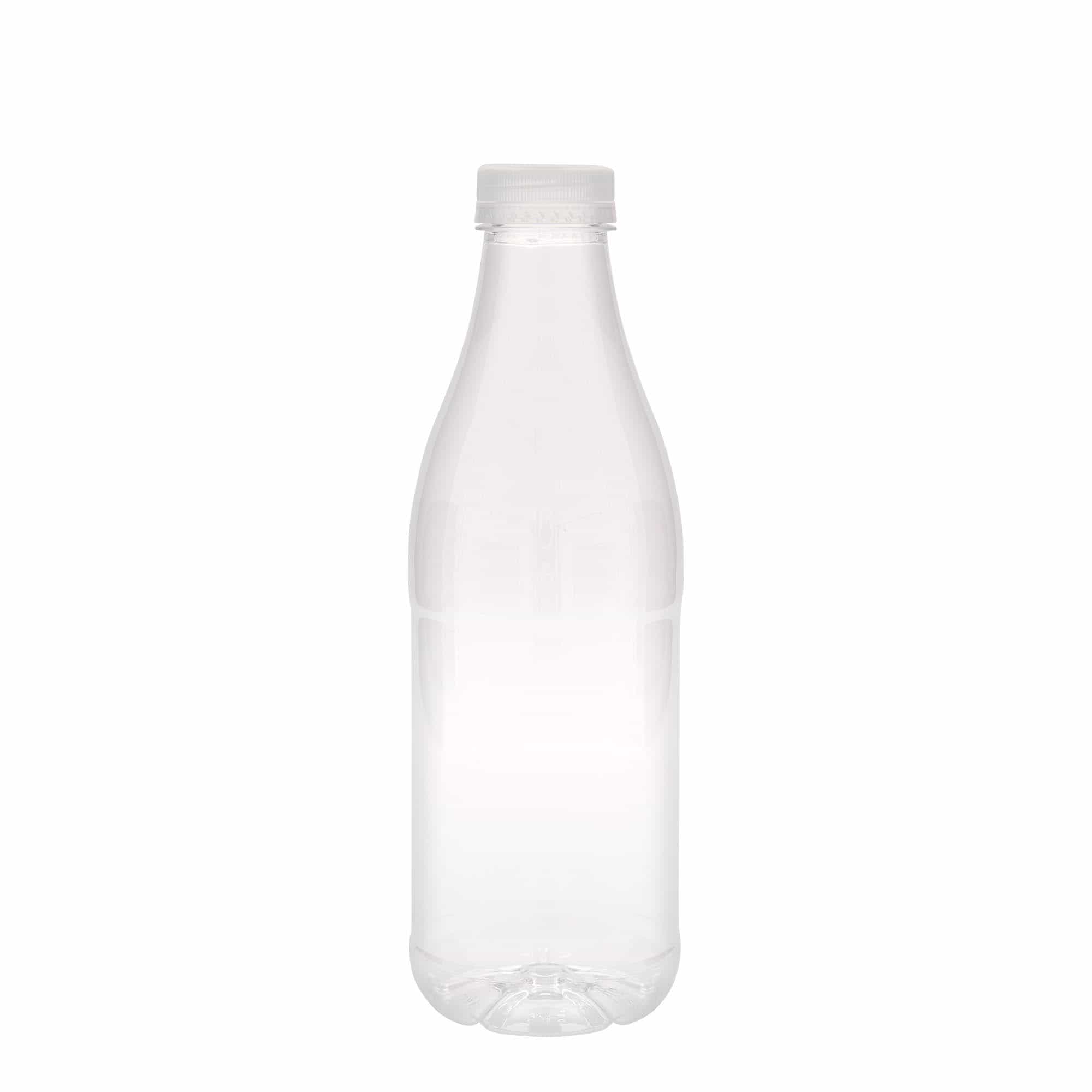 1000 ml Garrafa PET 'Milk and Juice', plástico, boca: 38 mm