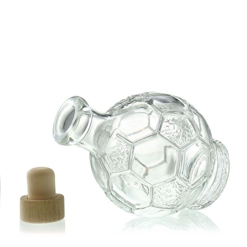 200 ml Garrafa de vidro 'Bola', boca: Cortiça