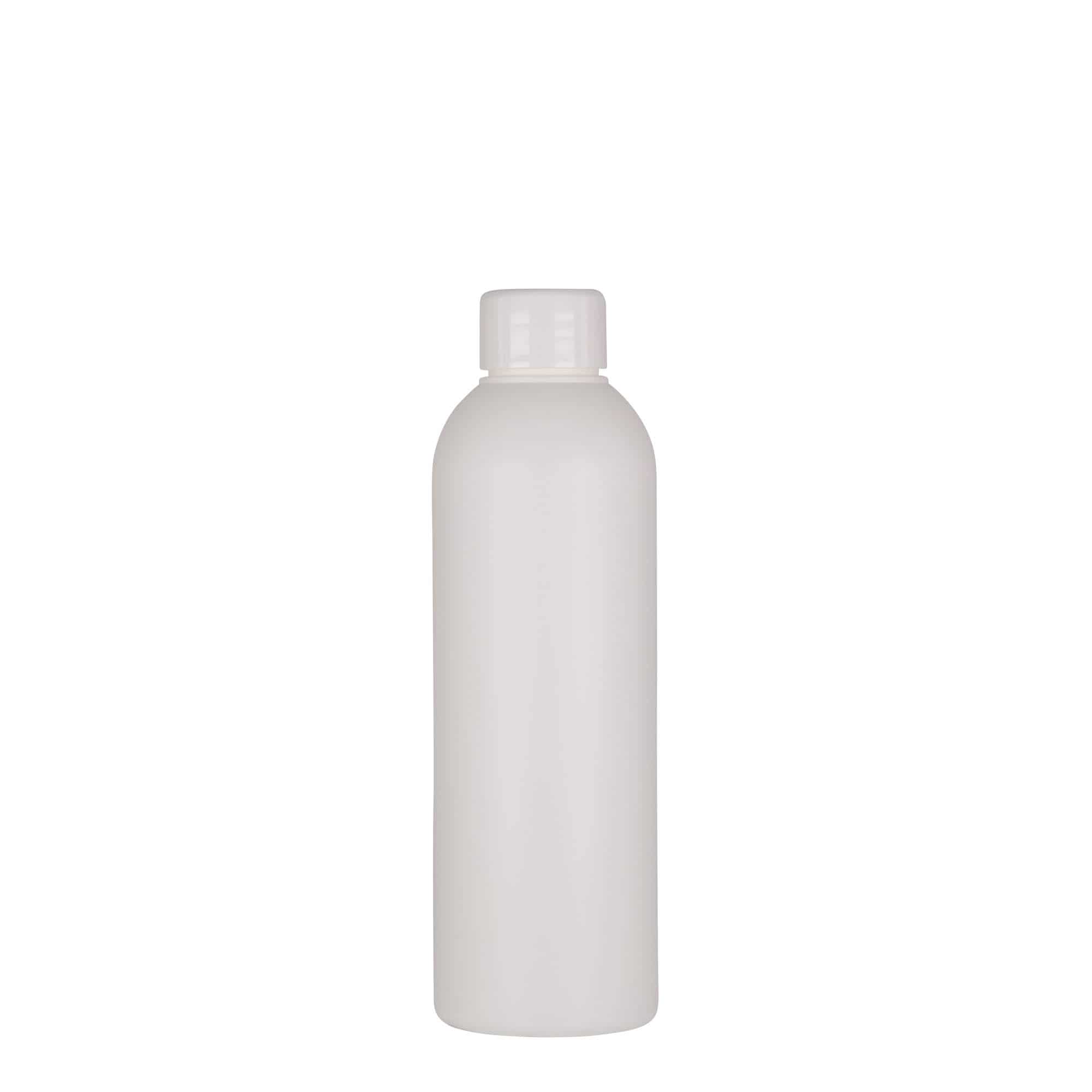 200 ml Garrafa de plástico 'Tuffy', PEAD, branco, boca: GPI 24/410