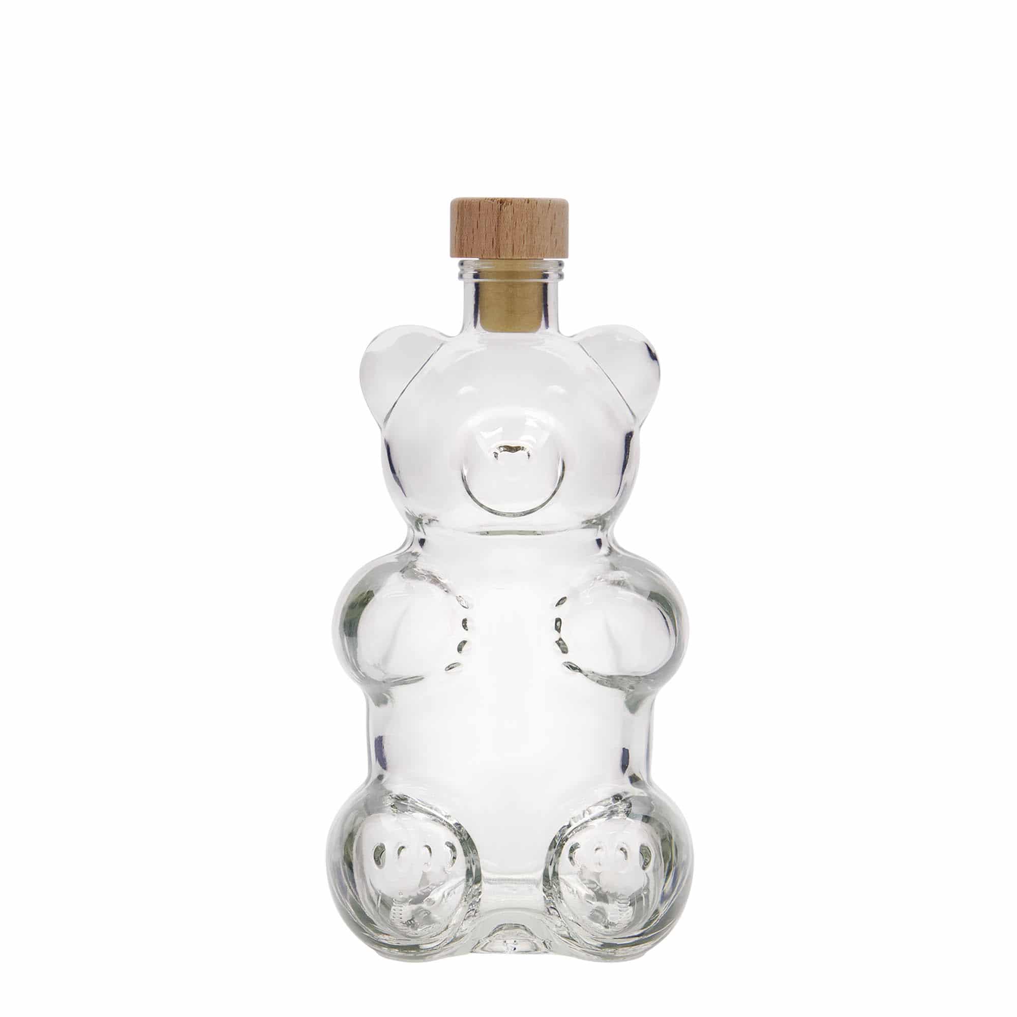 350 ml Garrafa de vidro 'Urso', boca: Cortiça