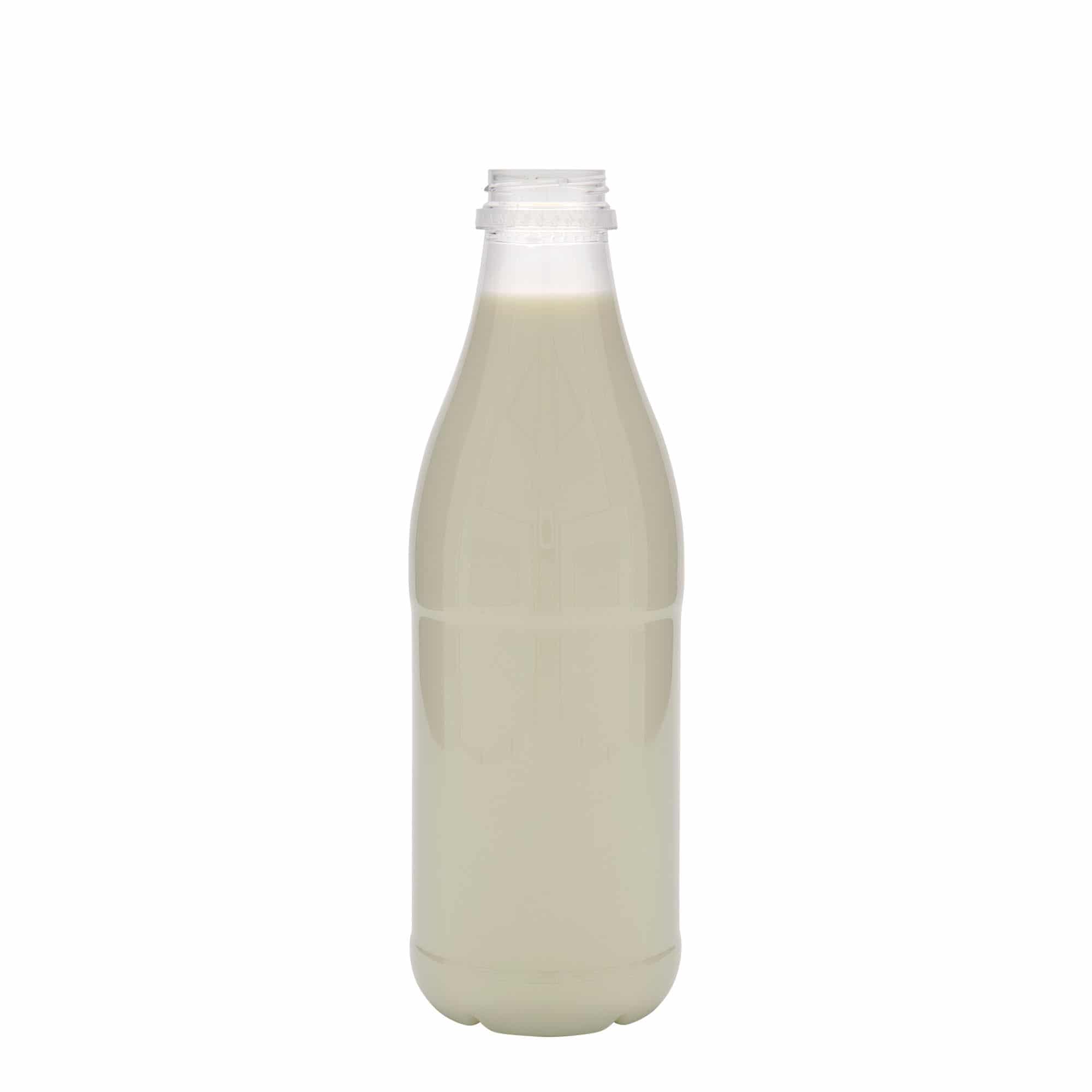 1000 ml Garrafa PET 'Milk and Juice', plástico, boca: 38 mm