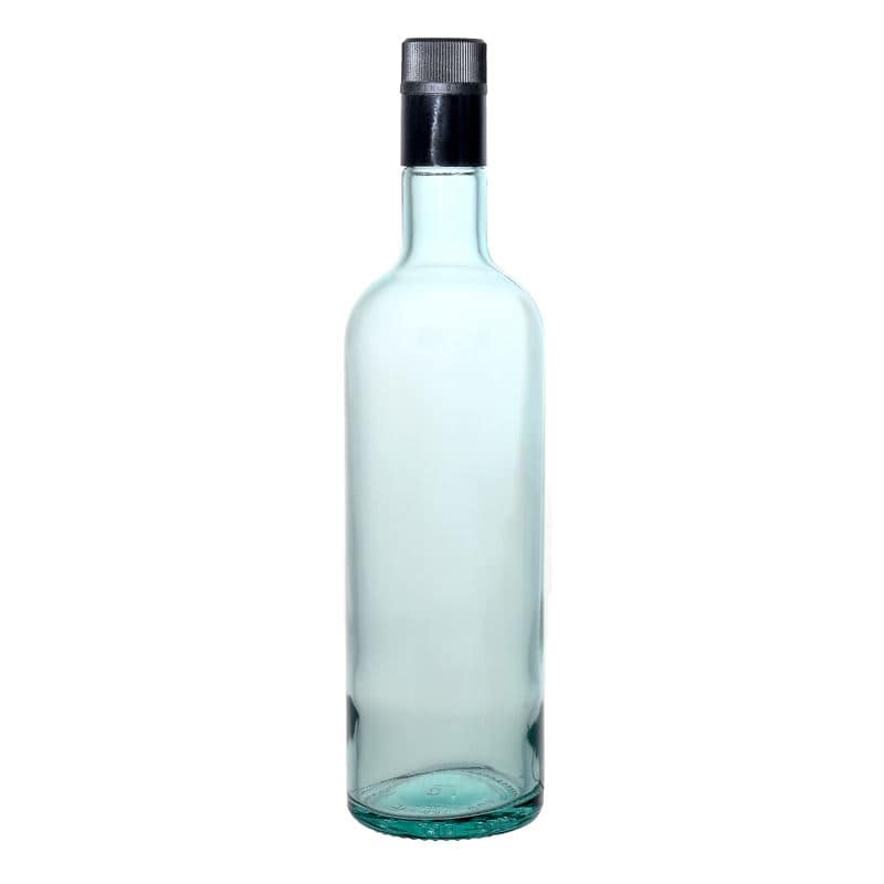 750 ml Garrafa para azeite e vinagre 'Willy New', vidro, verde luz, boca: DOP