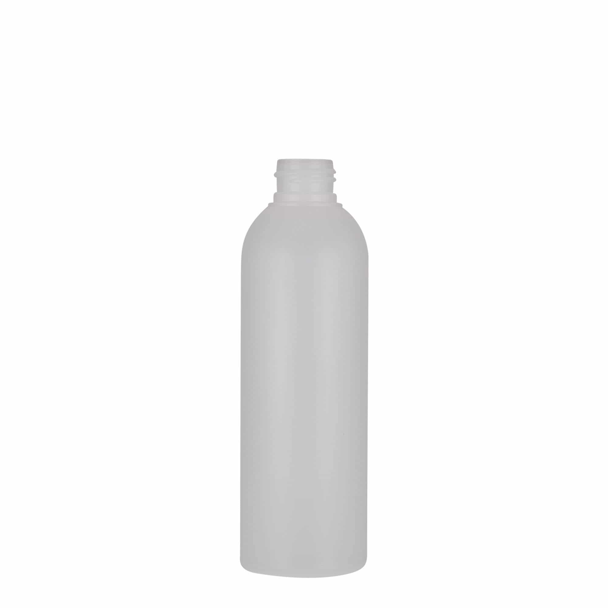 200 ml Garrafa de plástico 'Tuffy', PEAD, natural, boca: GPI 24/410