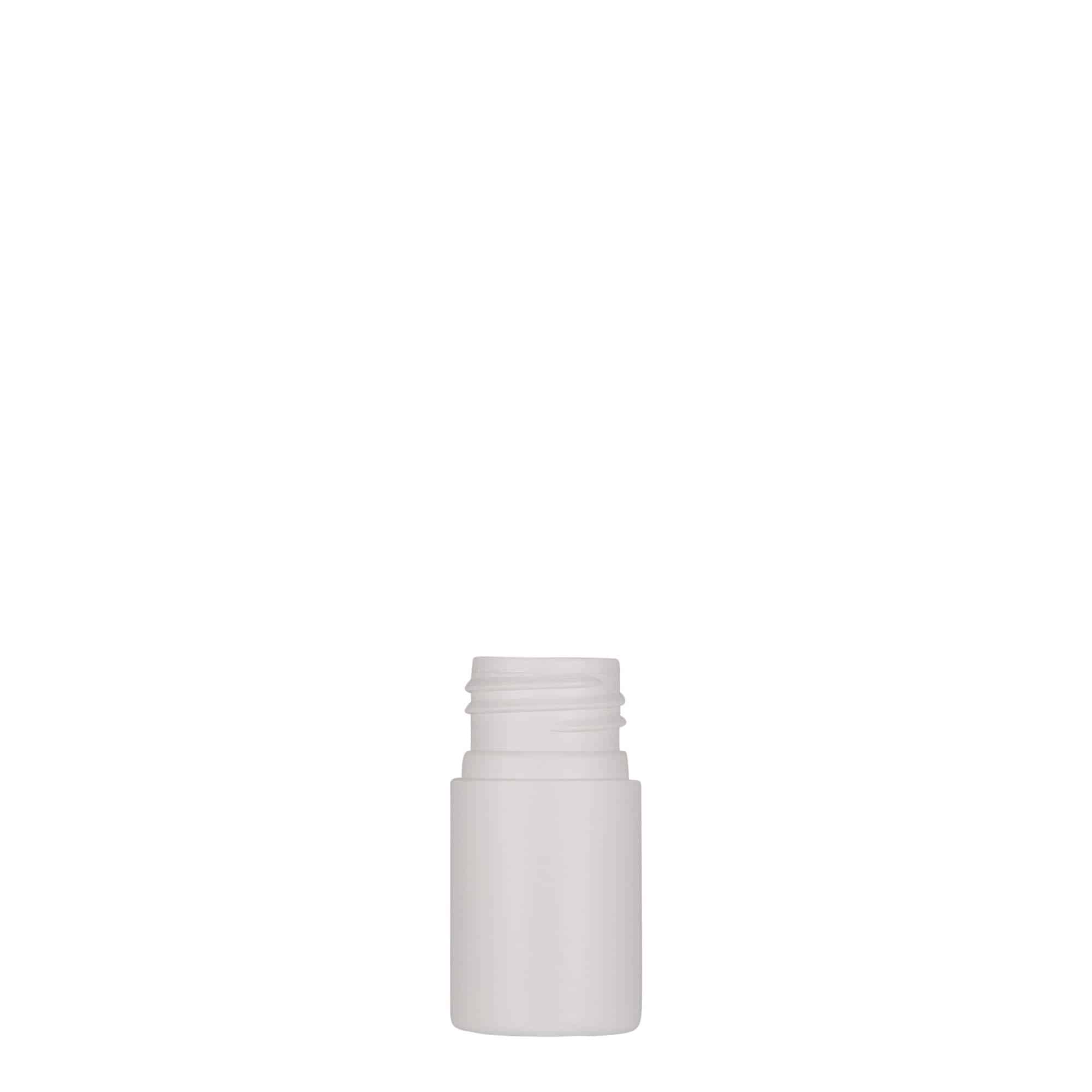 15 ml Garrafa de plástico 'Tuffy', PEAD, branco, boca: GPI 24/410