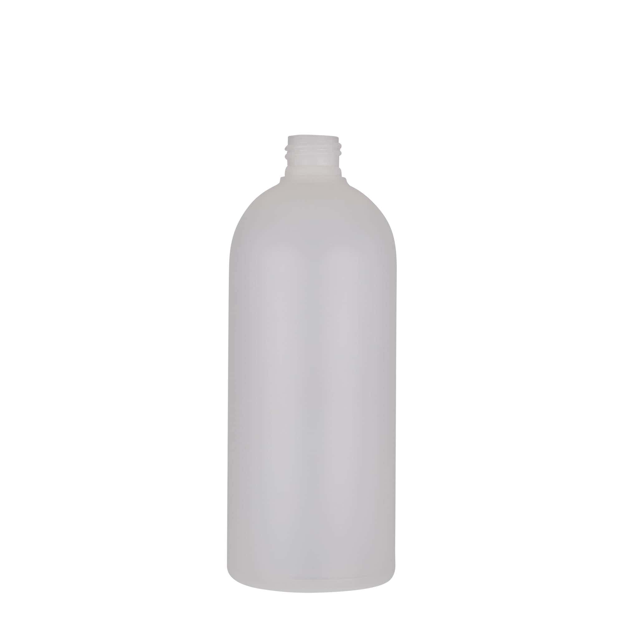 500 ml Garrafa de plástico 'Tuffy', PEAD, natural, boca: GPI 24/410