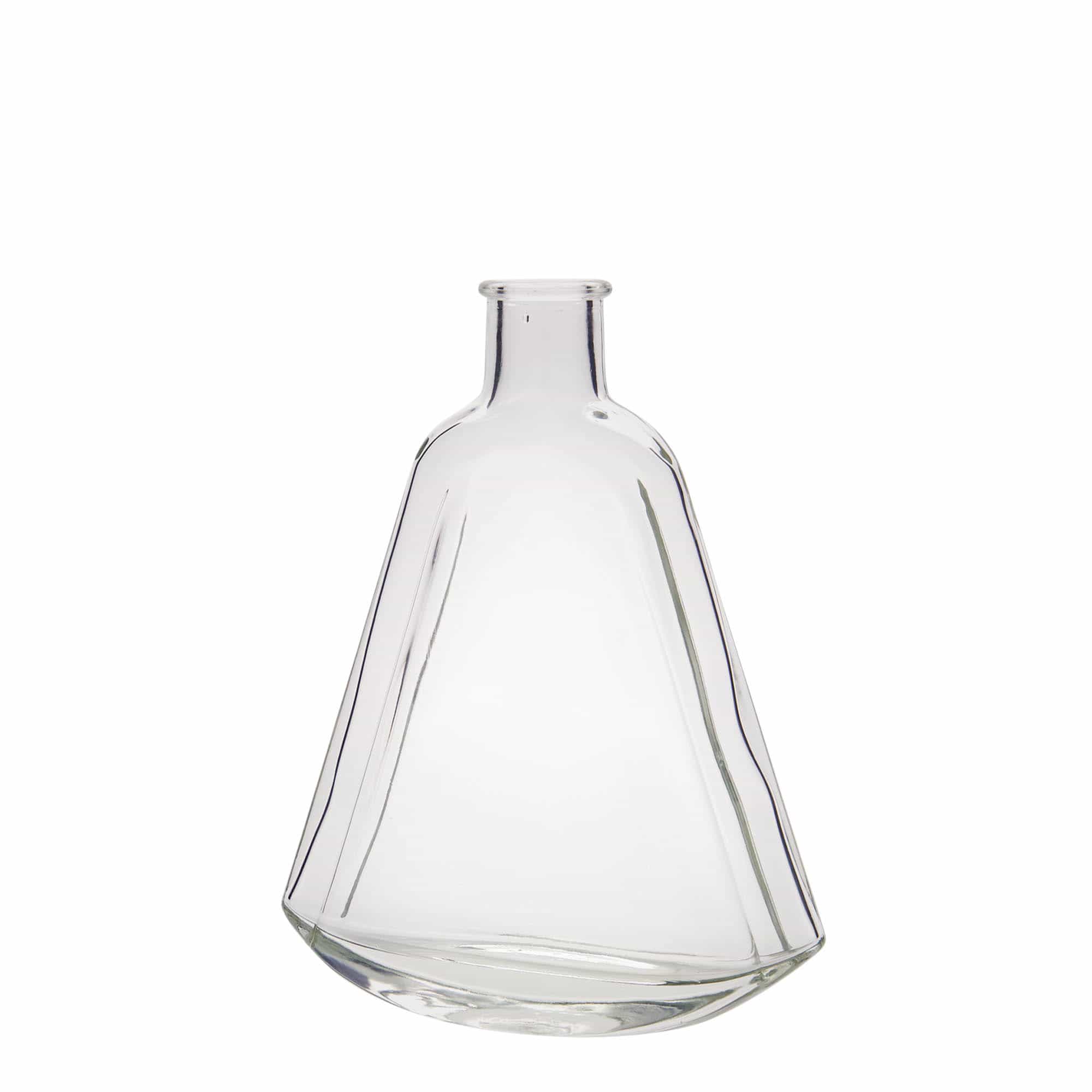 200 ml Garrafa de vidro 'Maurizio', oval, boca: Cortiça