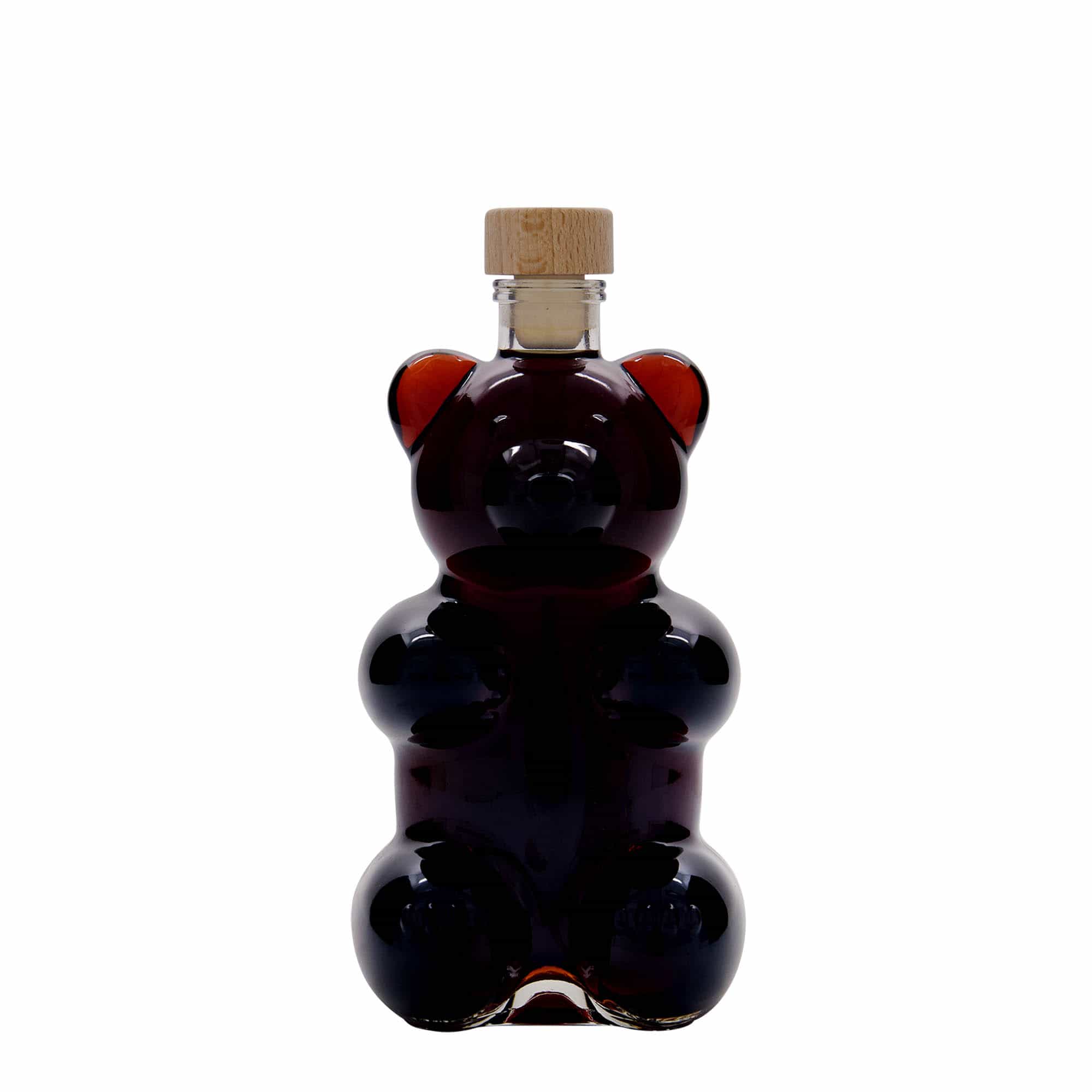 350 ml Garrafa de vidro 'Urso', boca: Cortiça