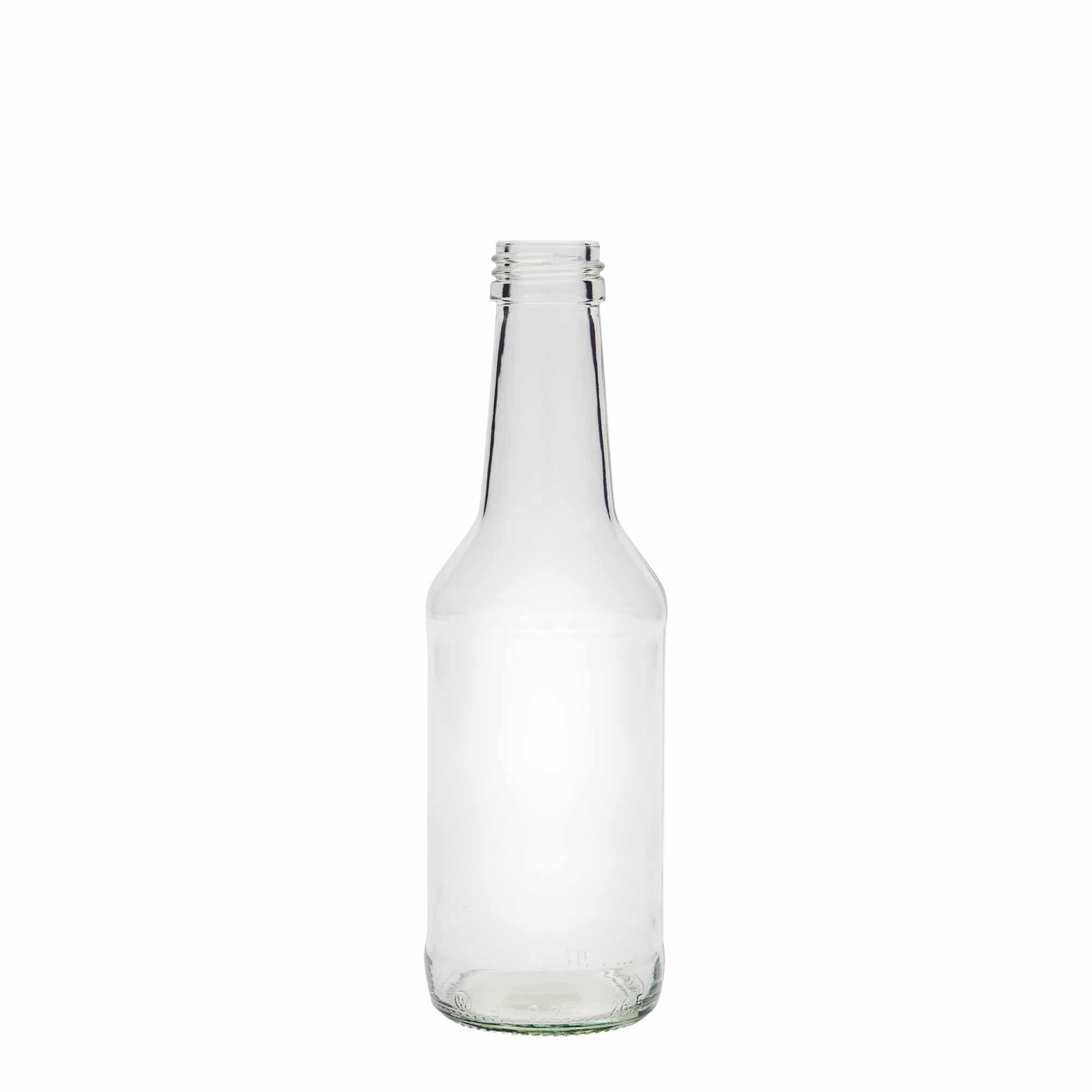 250 ml Garrafa de vidro 'Nils', boca: PP 28