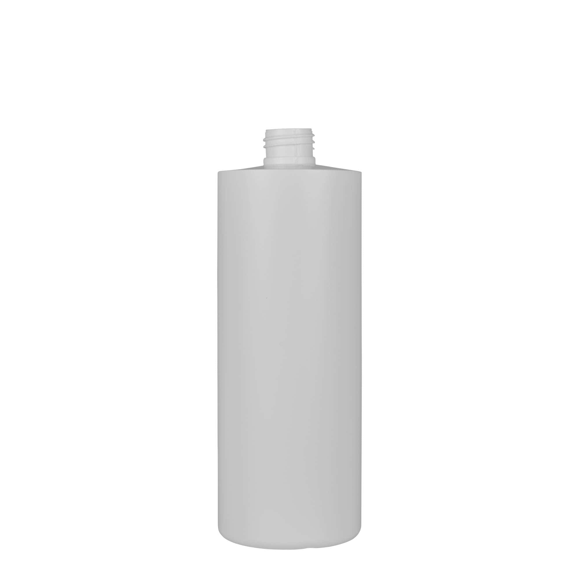 500 ml Garrafa de plástico 'Pipe', green PEAD, branco, boca: GPI 24/410