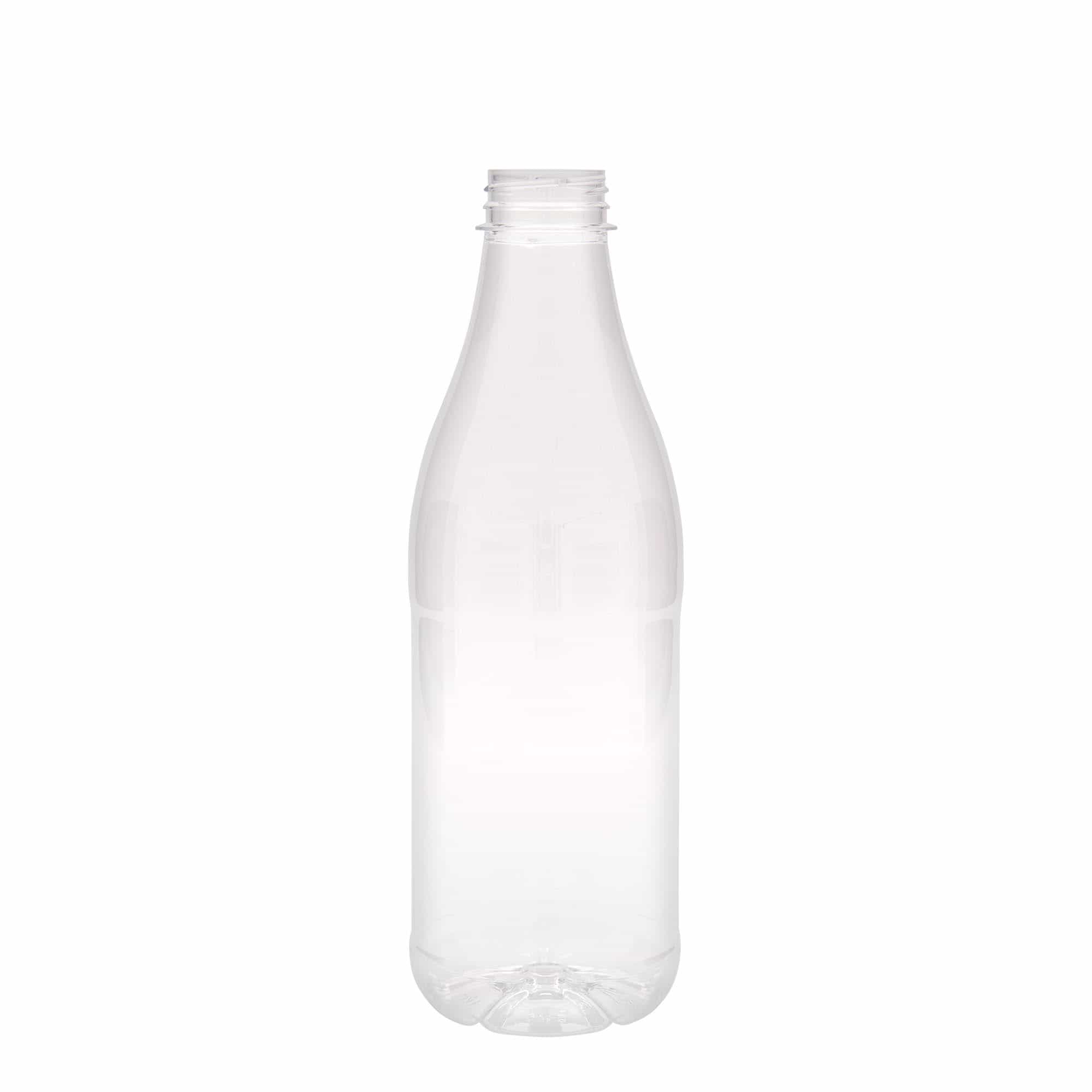 1000 ml Garrafa PET 'Milk and Juice', plástico, boca: 38 mm