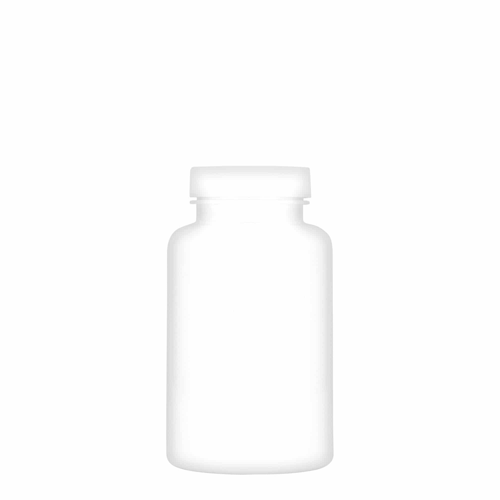 250 ml PET-Packer, plástico, branco, boca: GPI 45/400