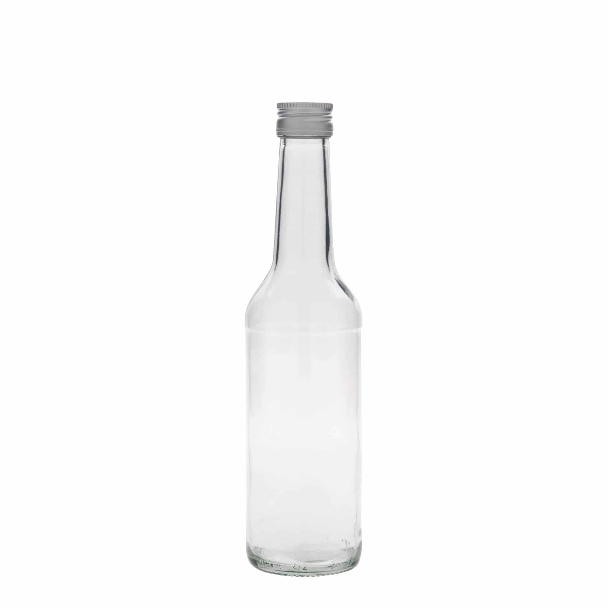 350 ml Garrafa de vidro pescoço reto, boca: PP 28