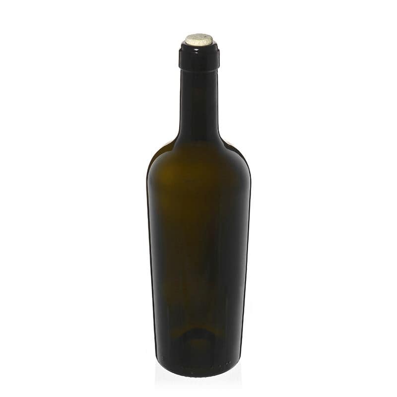 750 ml Garrafa de vinho 'Imperiale', verde antigo, boca: Cortiça