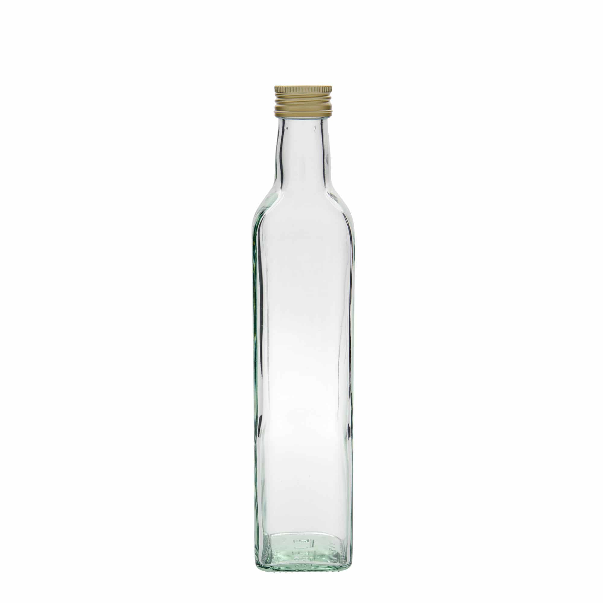 500 ml Garrafa de vidro 'Marasca', quadrada, boca: PP 31,5