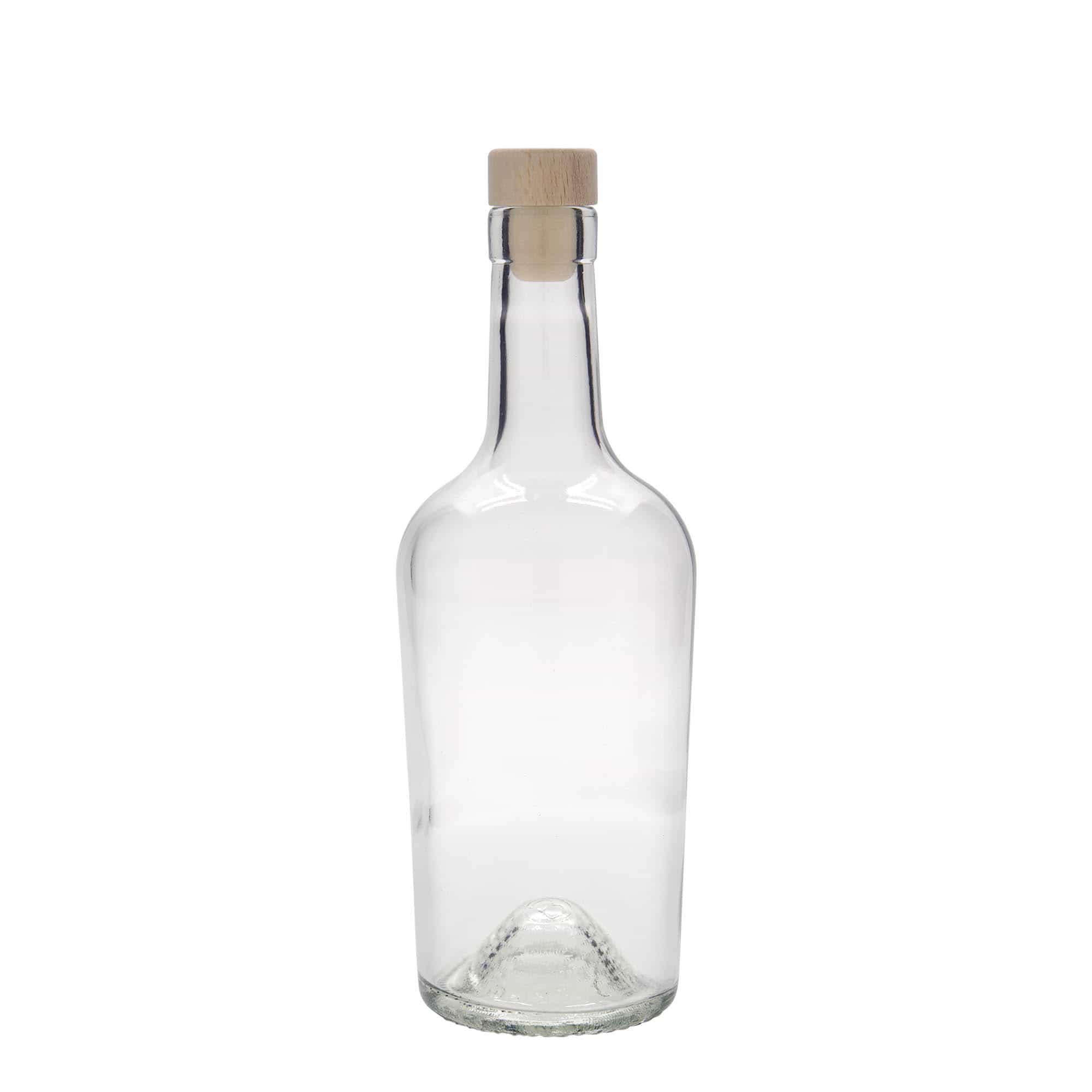 500 ml Garrafa de vidro 'Margarethe', boca: Cortiça