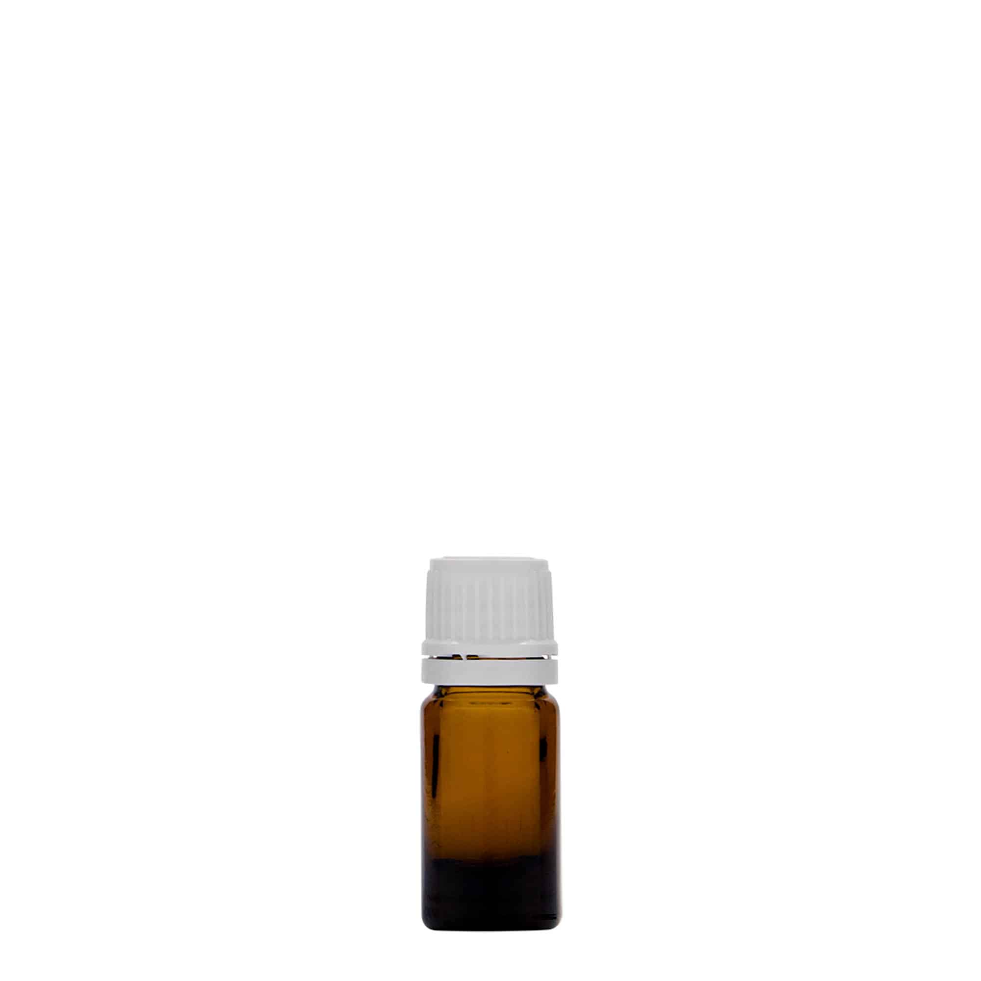 5 ml Frasco de medicamentos, vidro, castanho, boca: DIN 18