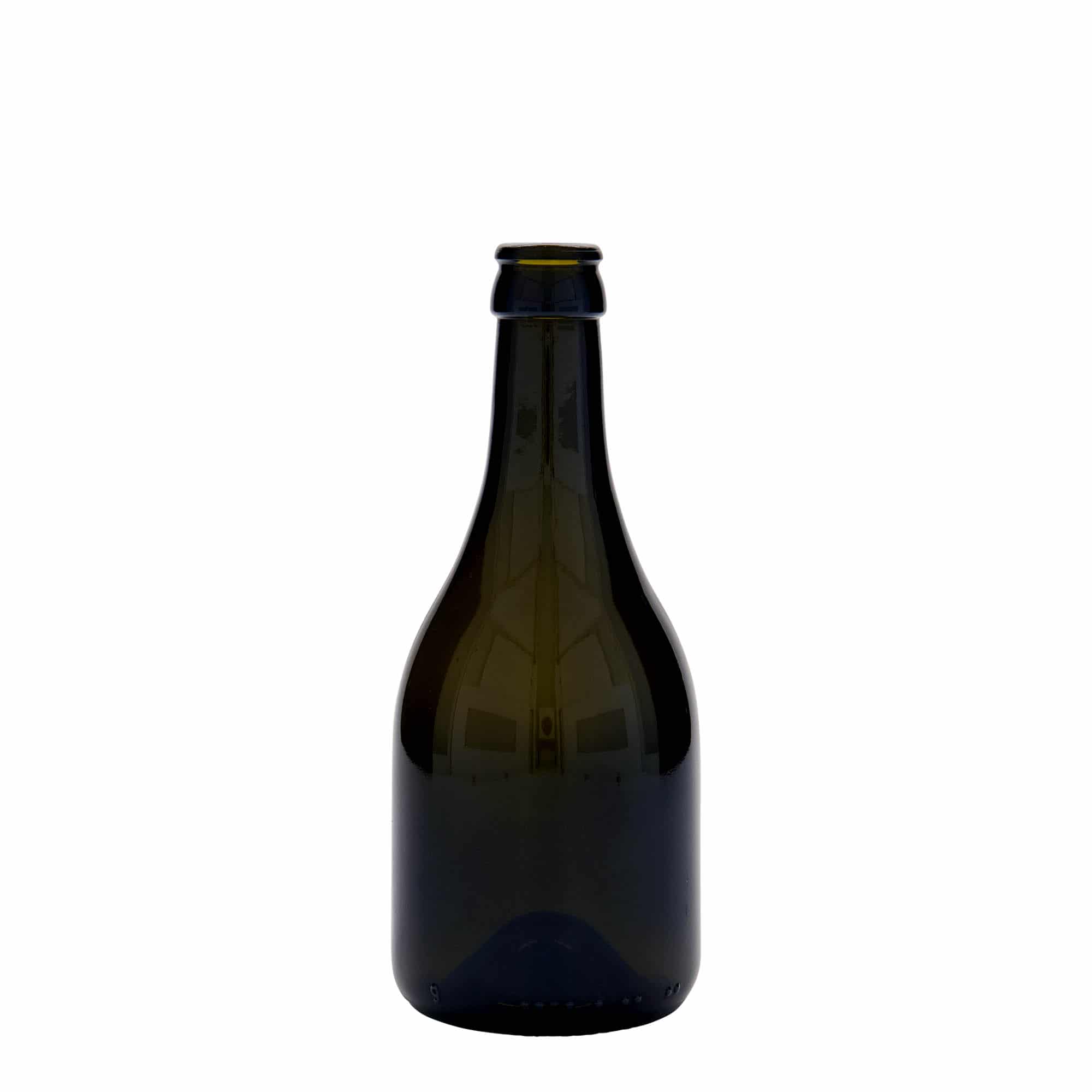 330 ml Garrafa de cerveja 'Horta', vidro, verde antigo, boca: Tampas coroa