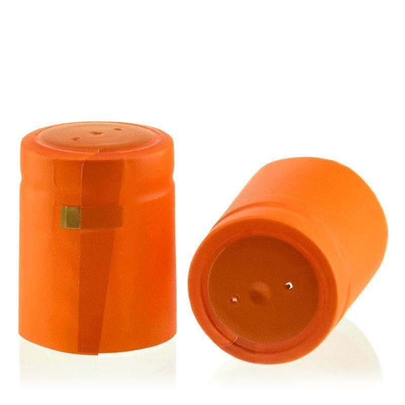 Cápsula retrátil 32x41, plástico PVC, laranja