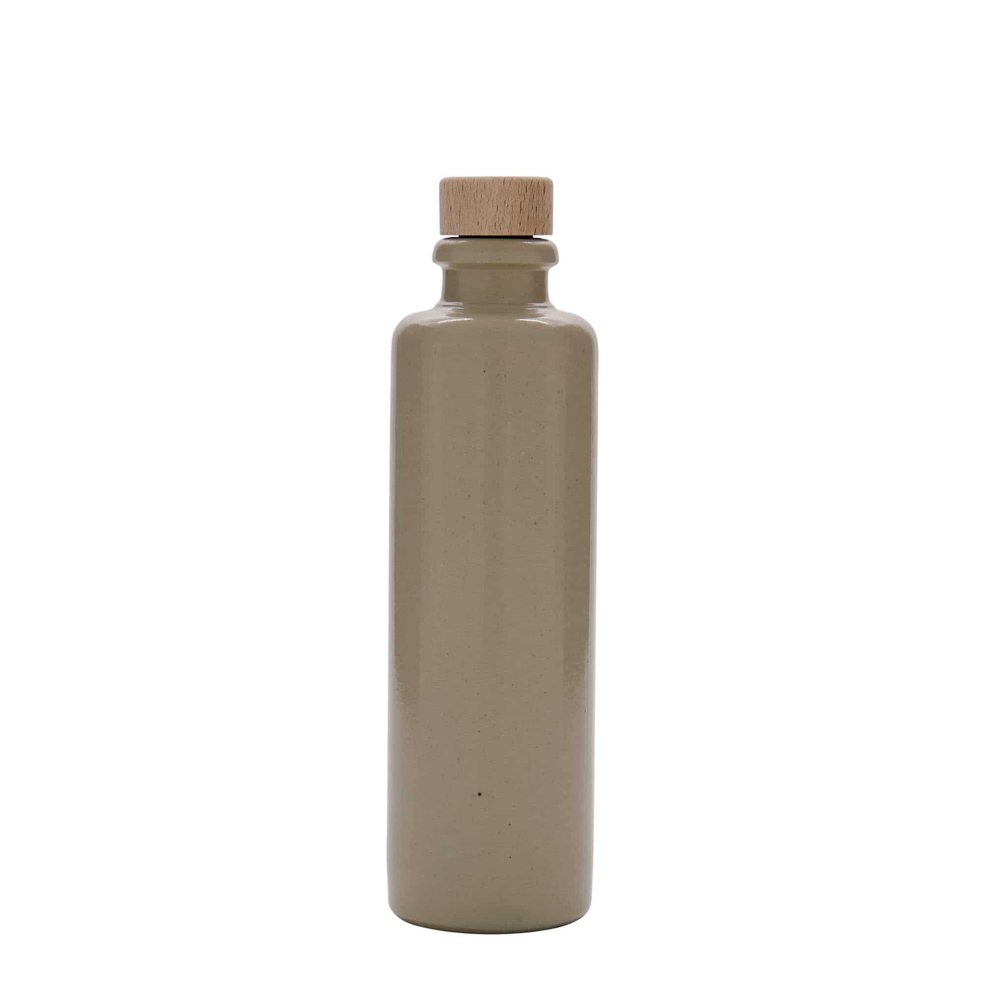 200 ml Jarro de barro, grés, bege, boca: Cortiça