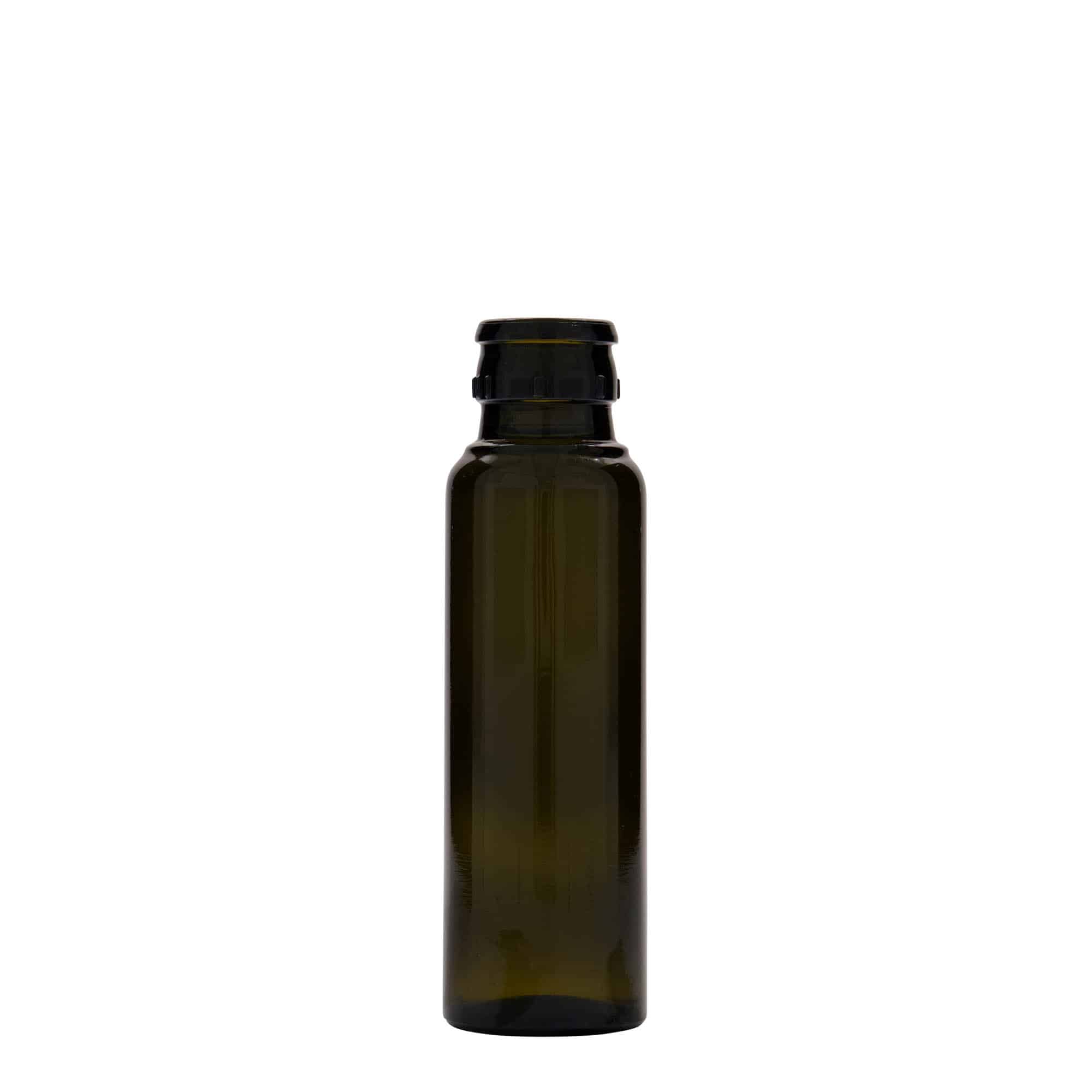 100 ml Garrafa para azeite e vinagre 'Willy New', vidro, verde antigo, boca: DOP