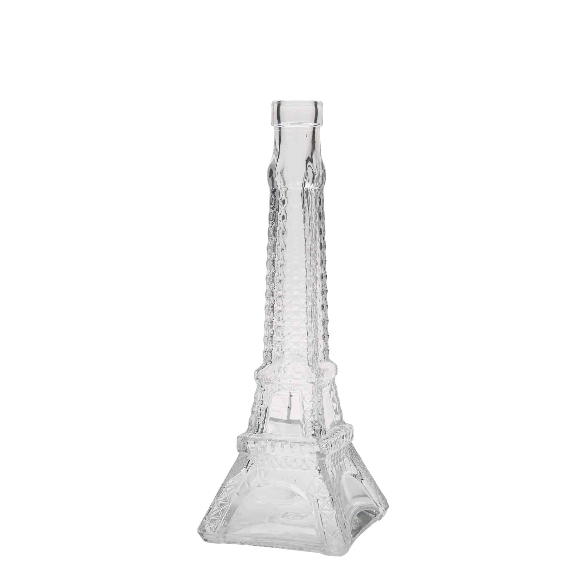 200 ml Garrafa de vidro 'Torre Eiffel', boca: Cortiça