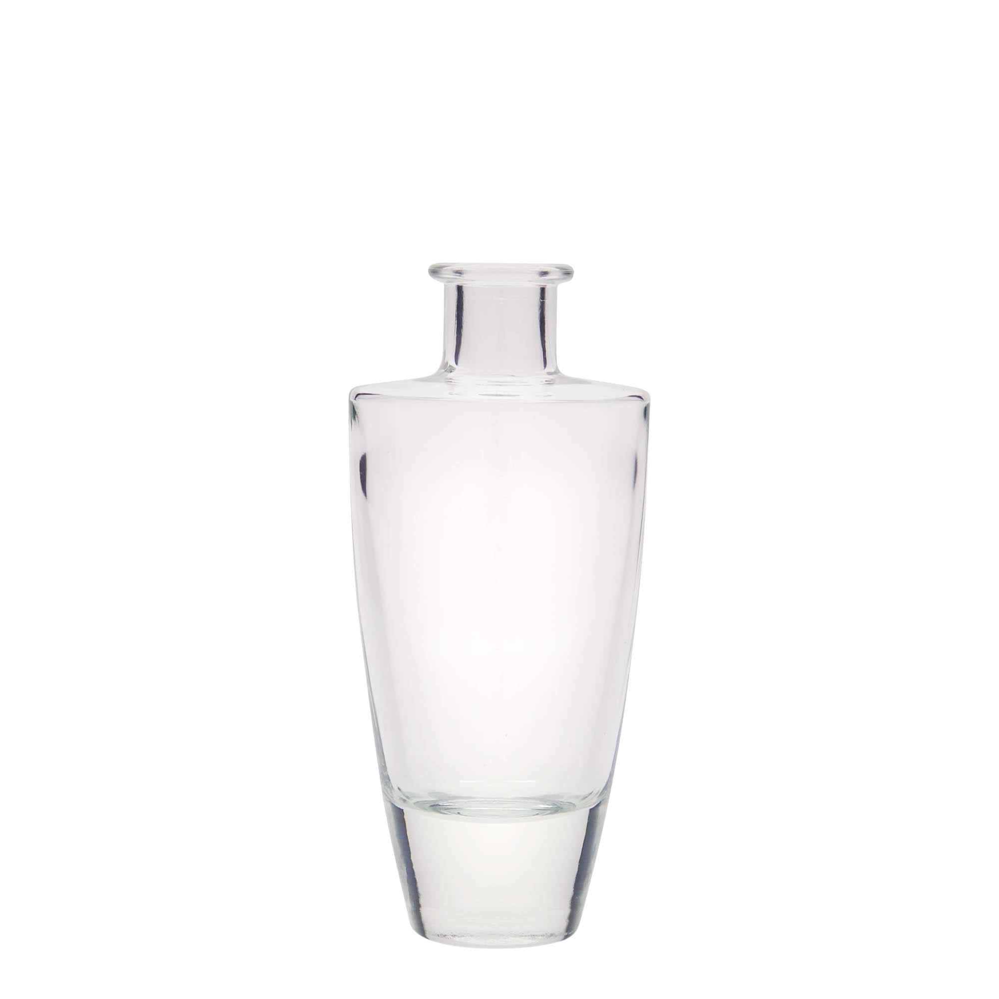 200 ml Garrafa de vidro 'Vanessa', oval, boca: Cortiça