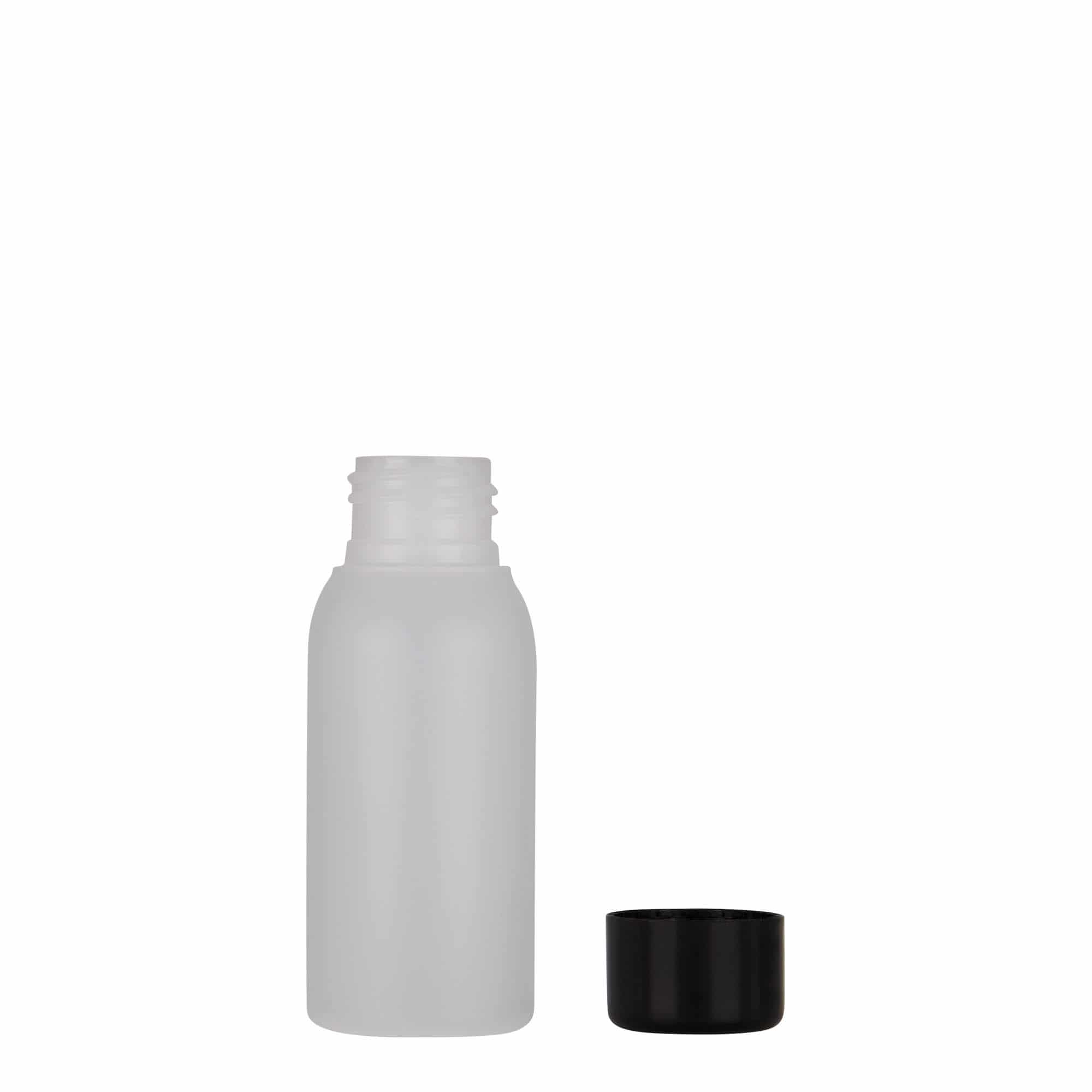 50 ml Garrafa de plástico 'Tuffy', PEAD, natural, boca: GPI 24/410