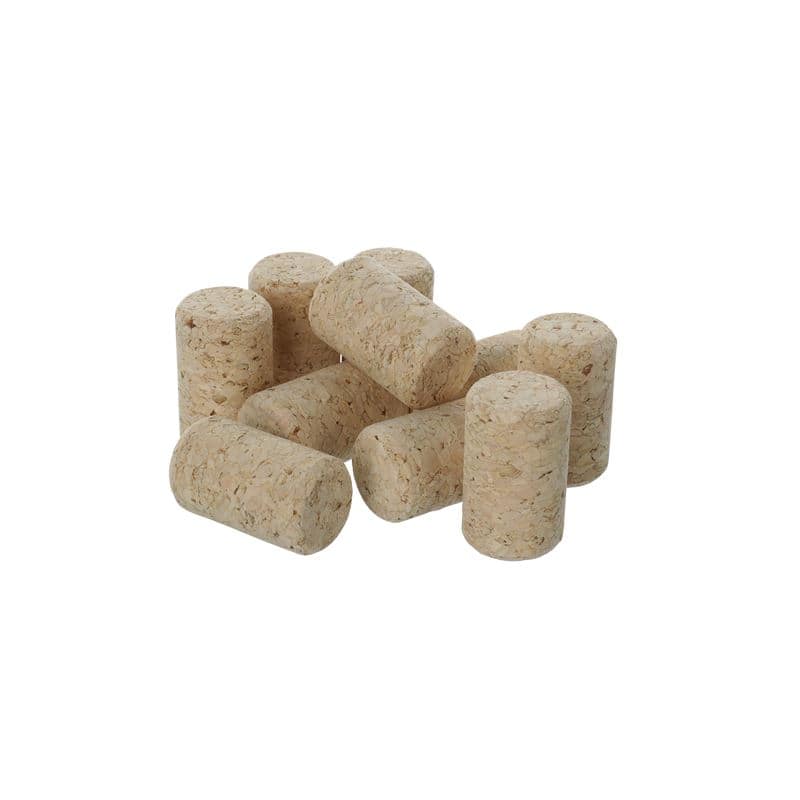 Rolhas para vinho 22,5 mm, cortiça natural, bege, para boca: Cortiça