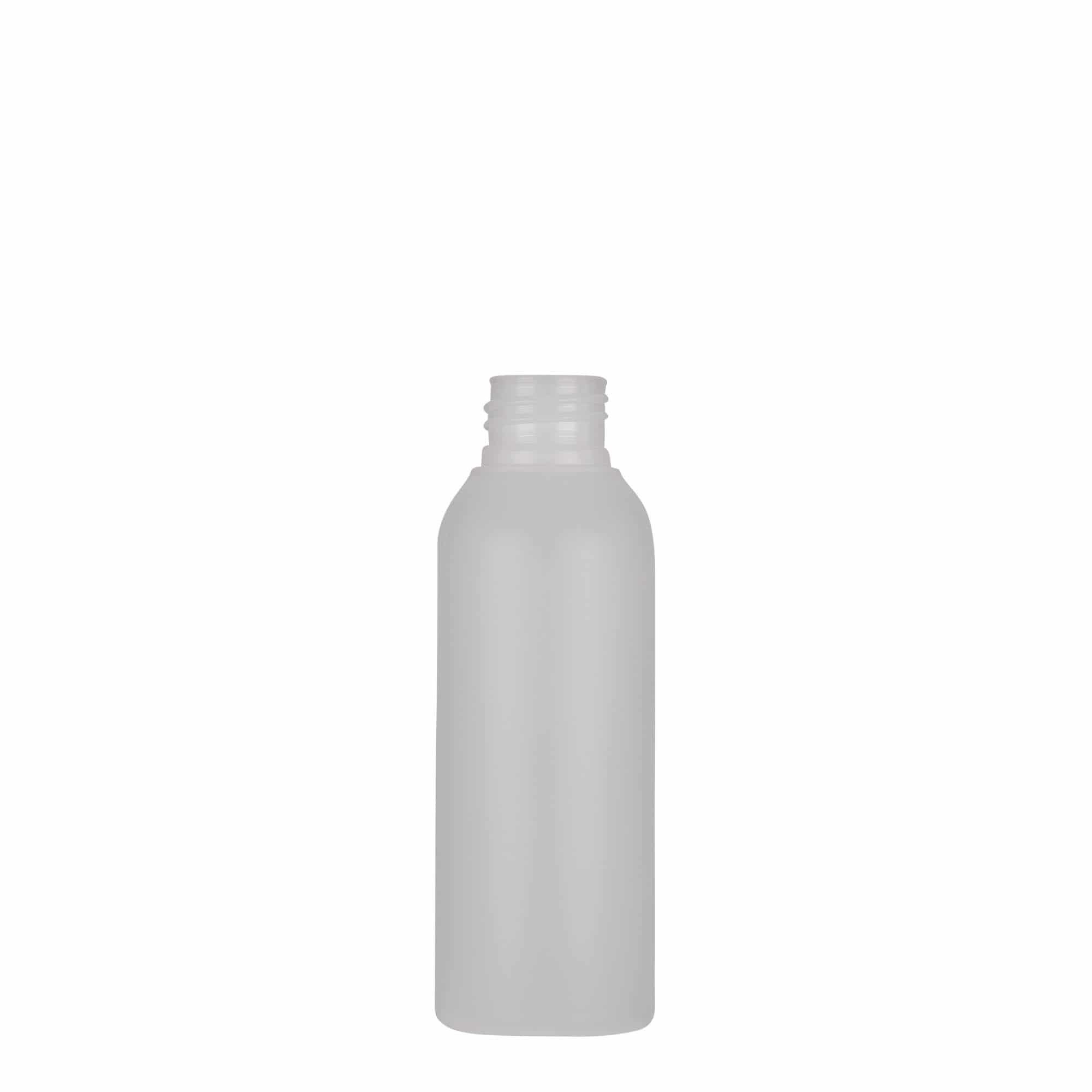 100 ml Garrafa de plástico 'Tuffy', PEAD, natural, boca: GPI 24/410