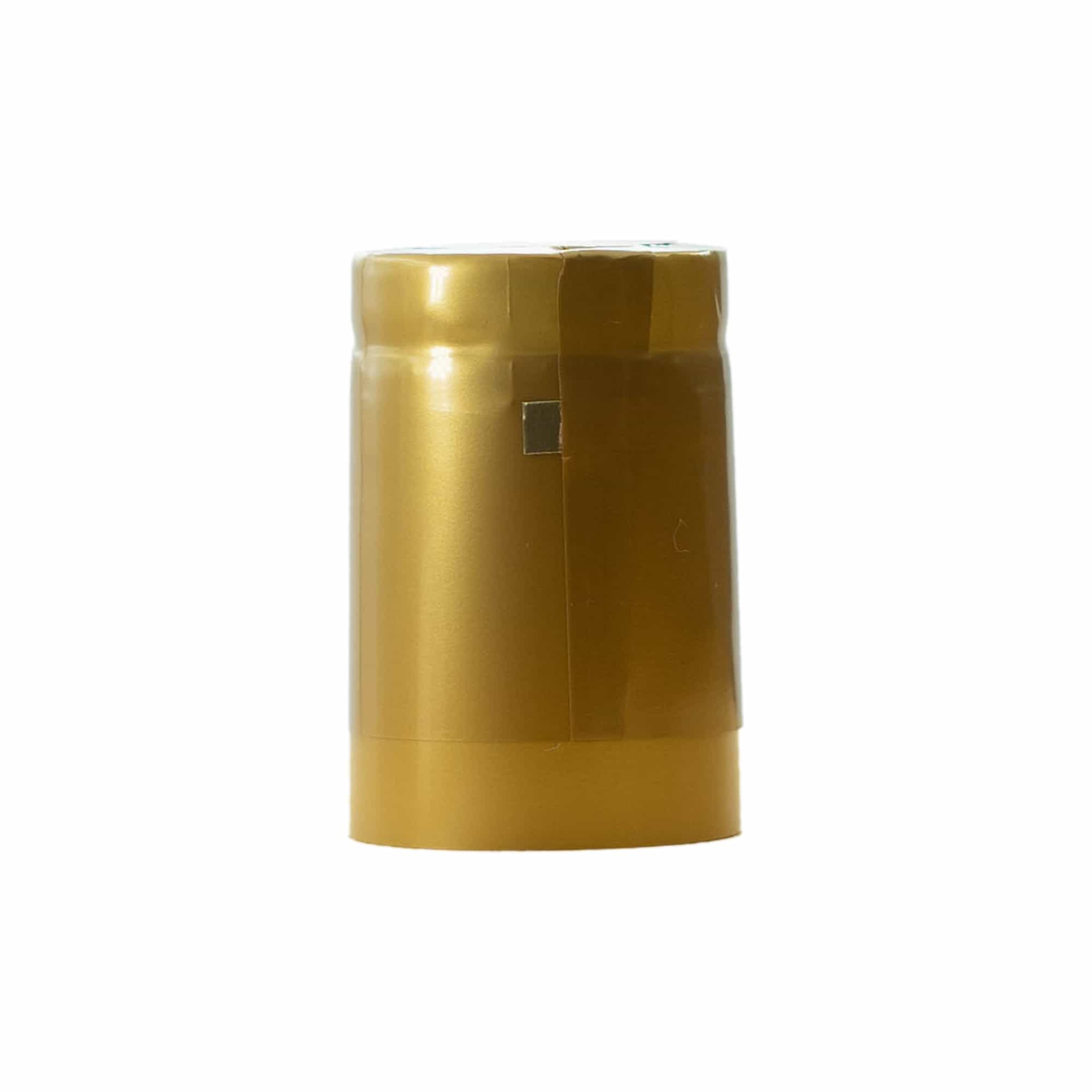 Cápsula retrátil 32x41, plástico PVC, dourado