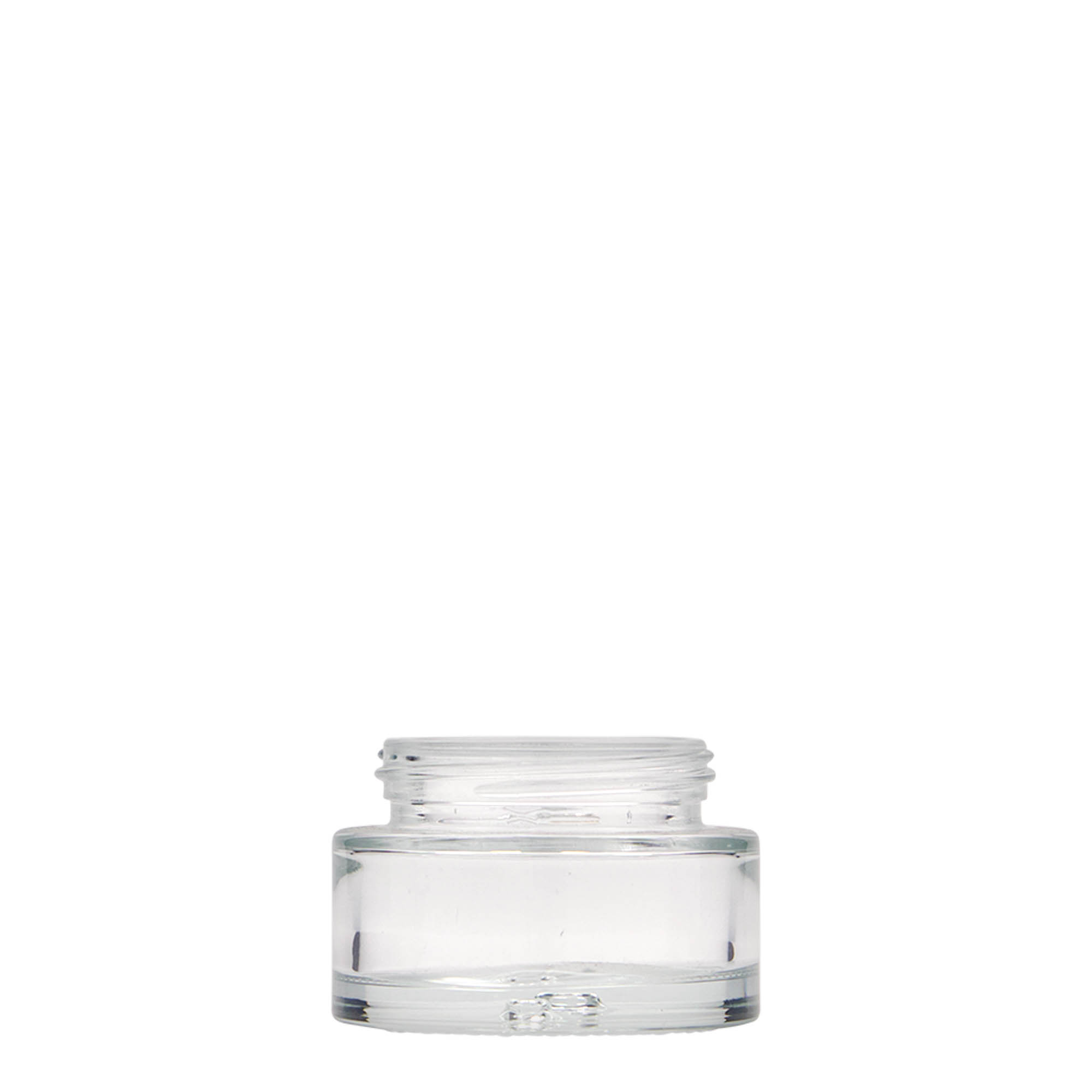 30 ml Pote 'Clear Edition', vidro, boca: Tampa de rosca