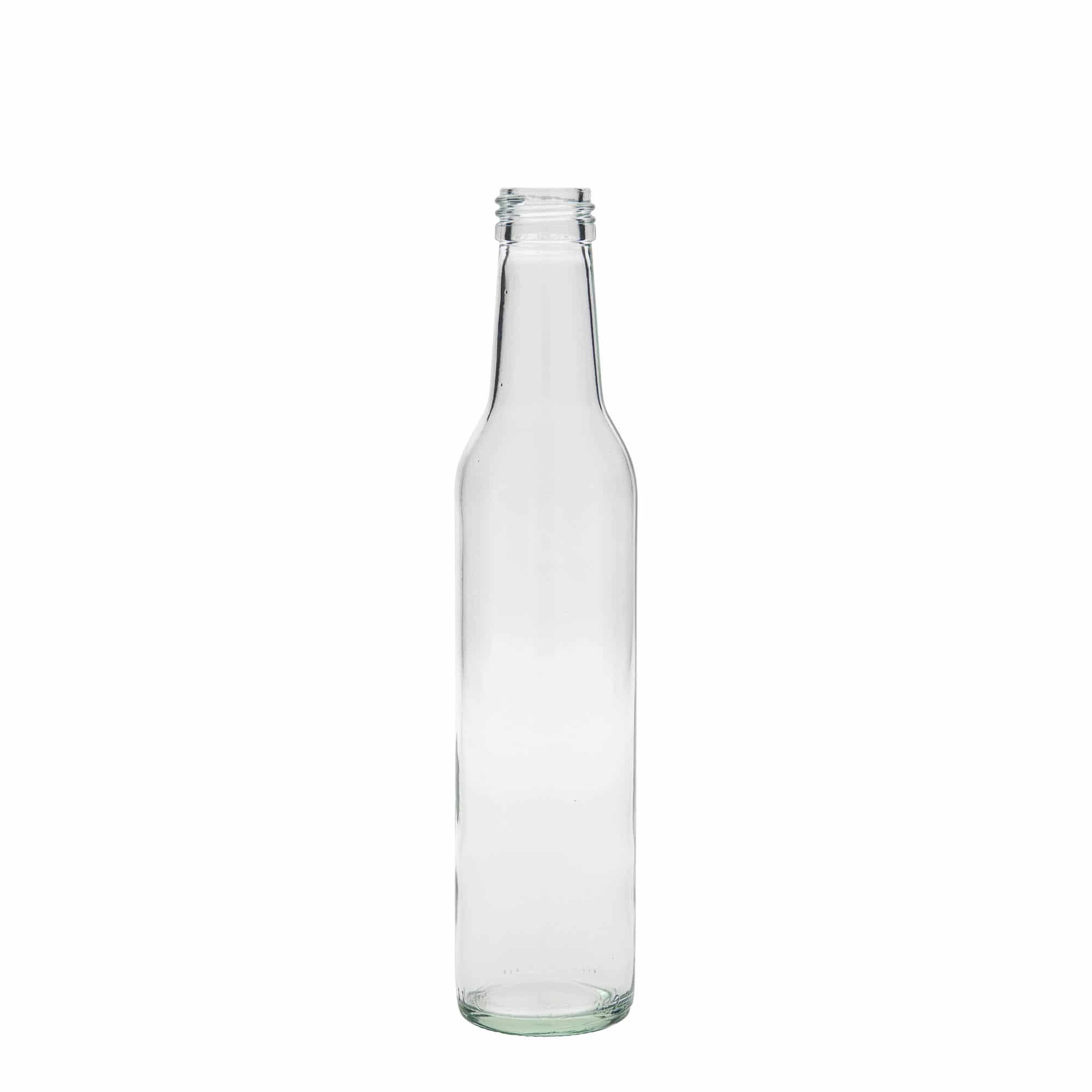 250 ml Garrafa de vidro 'Cilindrica', boca: PP 28