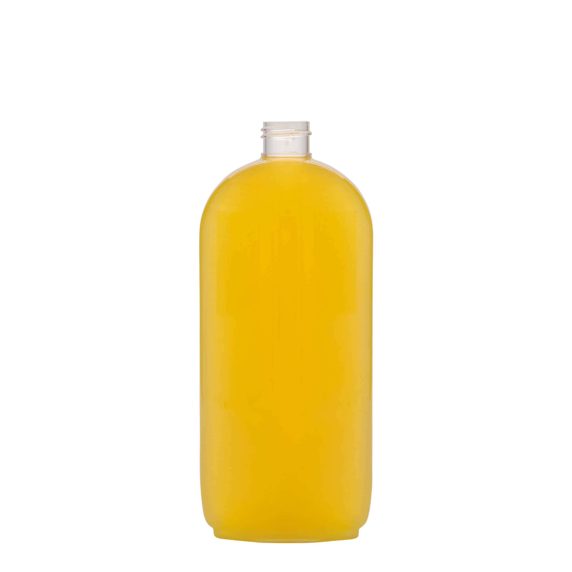 500 ml Garrafa PET 'Iris', oval, plástico, boca: GPI 24/410