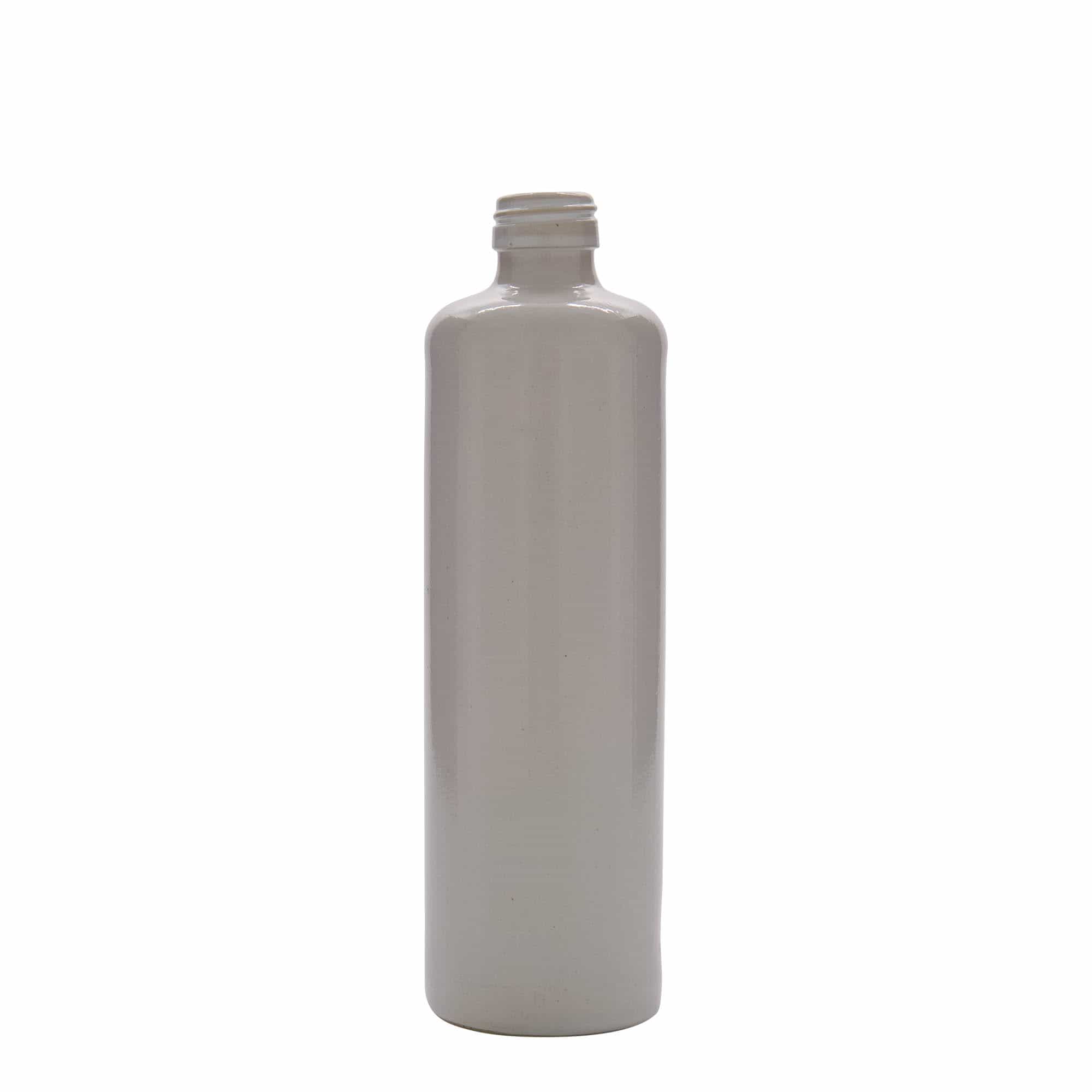 500 ml Jarro de barro, grés, branco, boca: PP 31,5