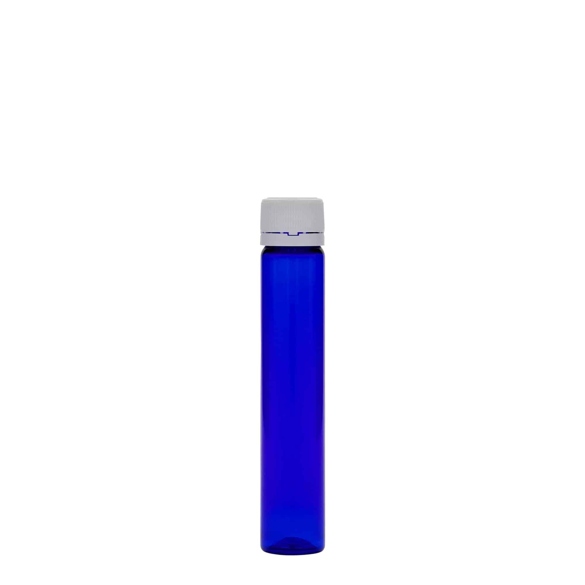 25 ml Tubo PET, plástico, azul real, boca: Tampa de rosca