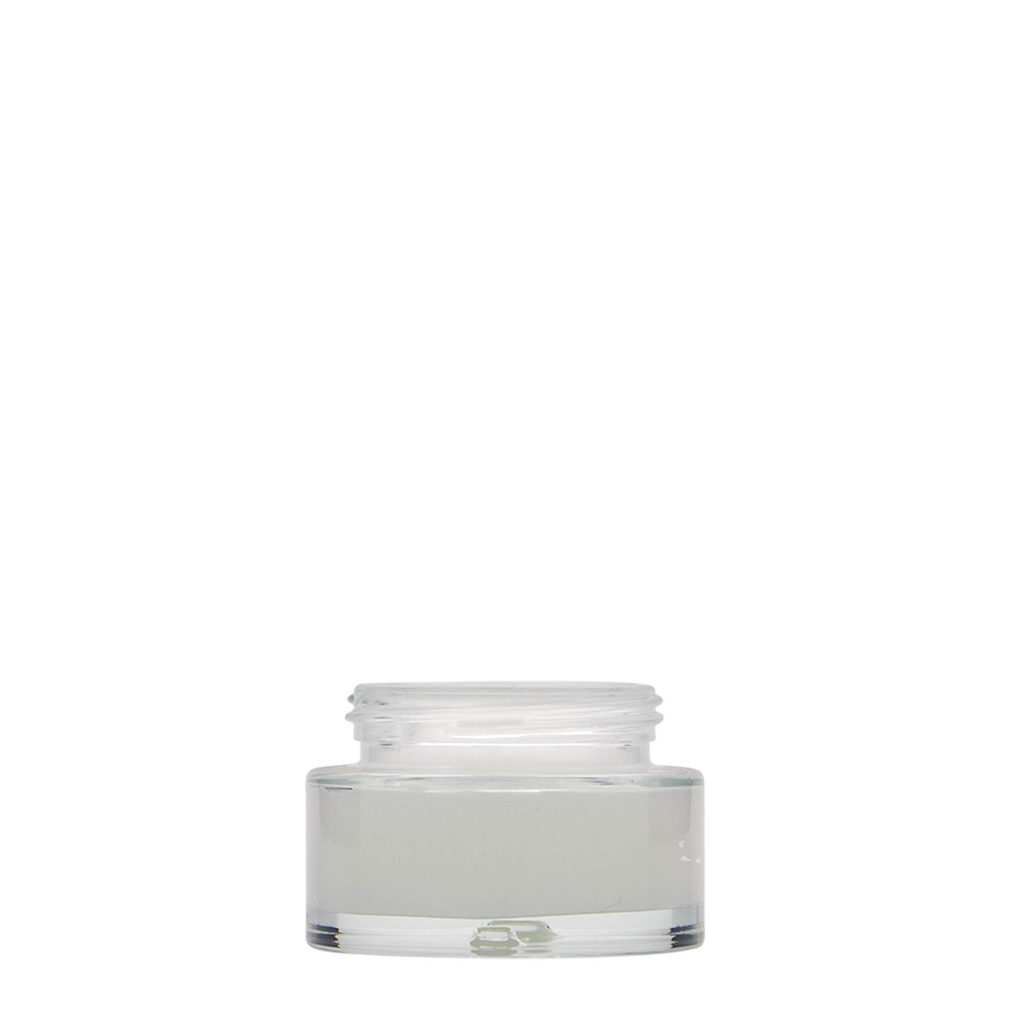 30 ml Pote 'Clear Edition', vidro, boca: Tampa de rosca