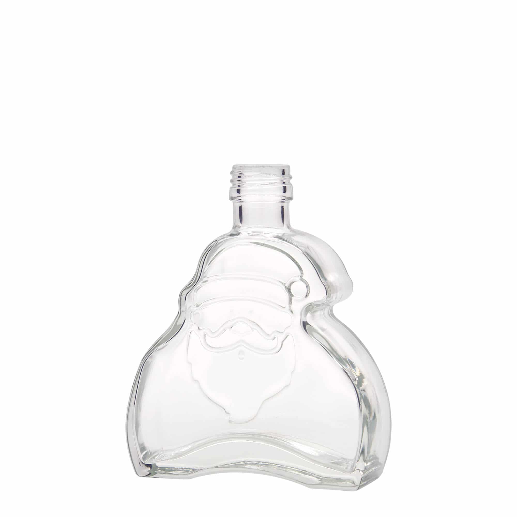 200 ml Garrafa de vidro 'Santa Claus', boca: PP 28