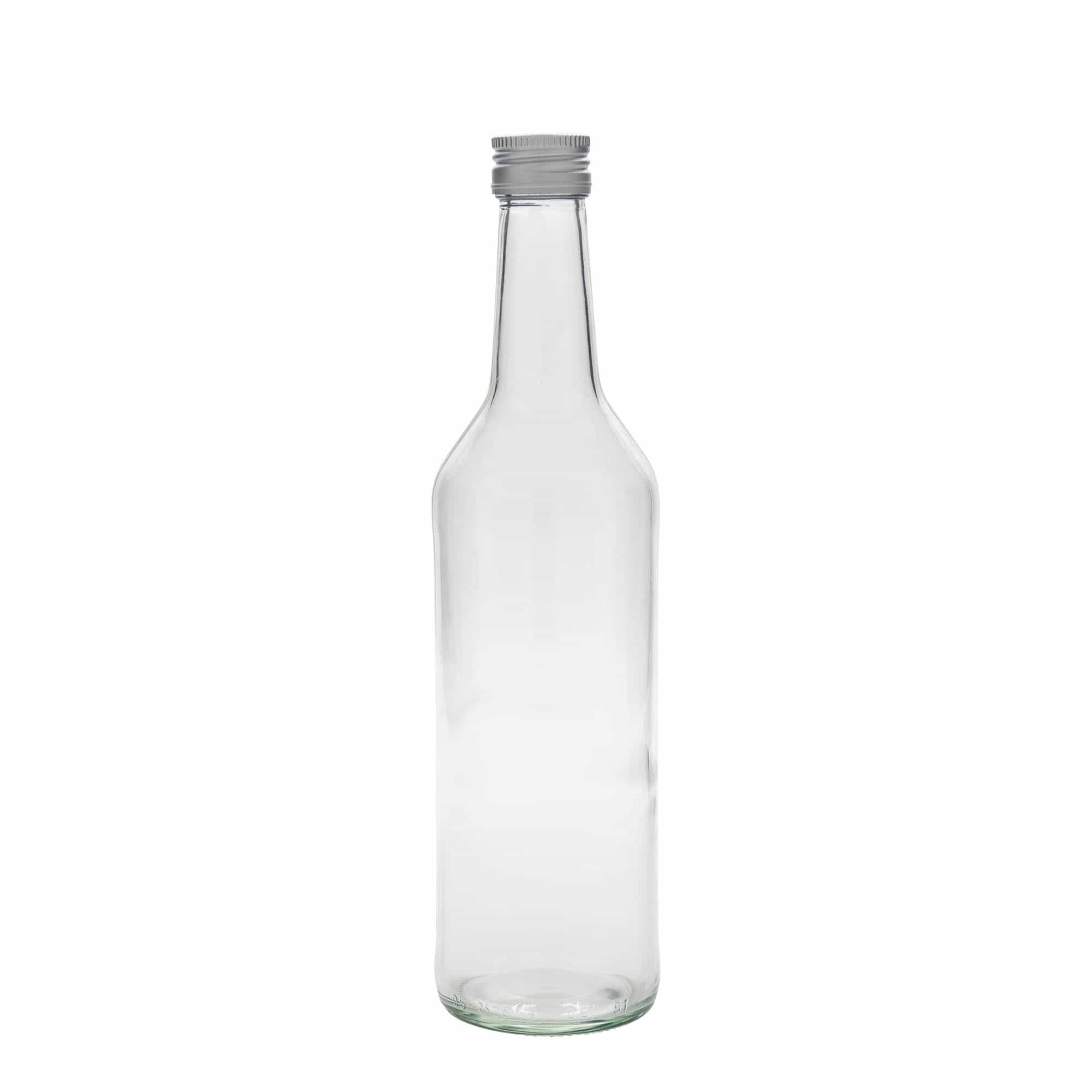 500 ml Garrafa de vidro pescoço reto, boca: PP 28