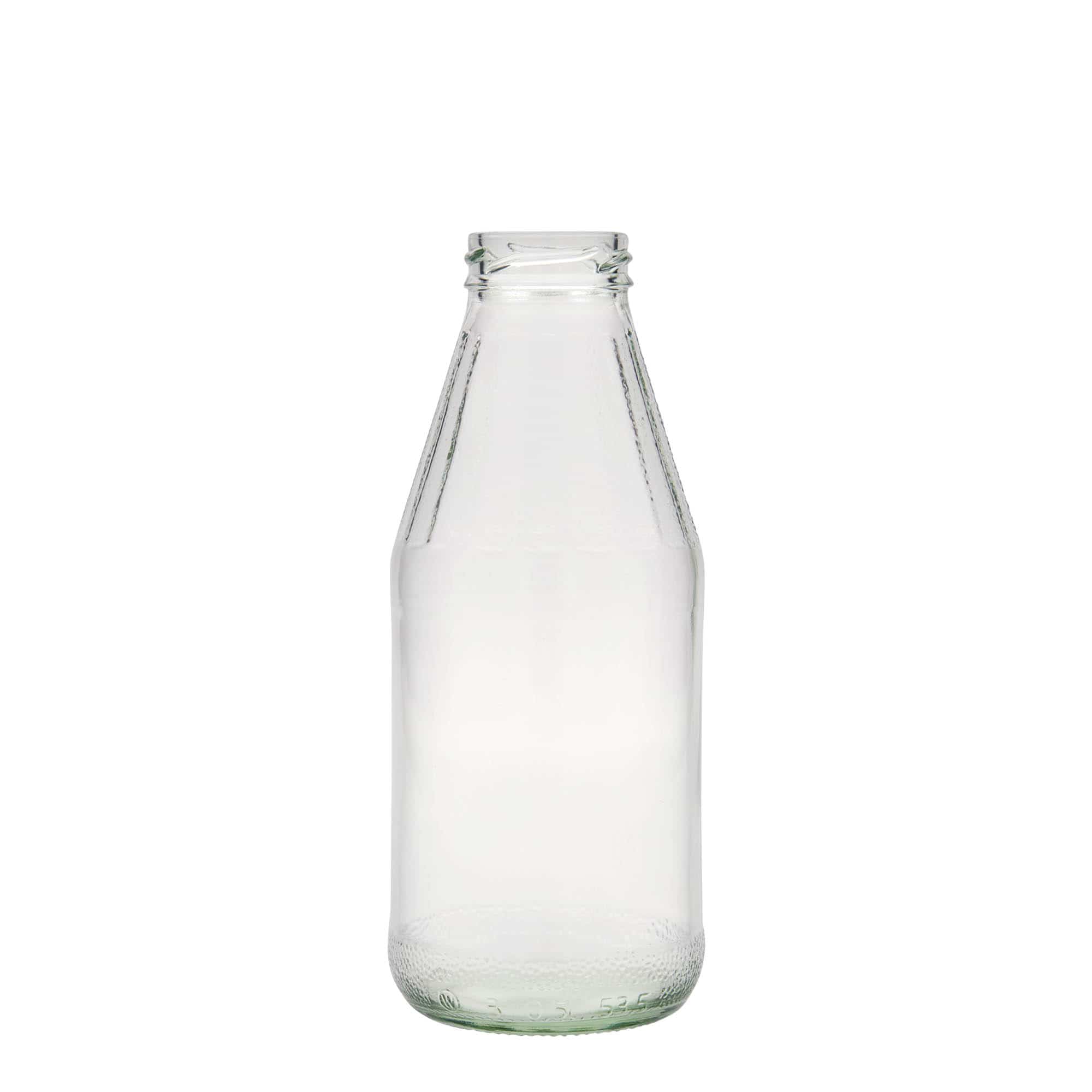 500 ml Garrafa Universal de gargalo largo, vidro, boca: Twist-Off (TO 43)