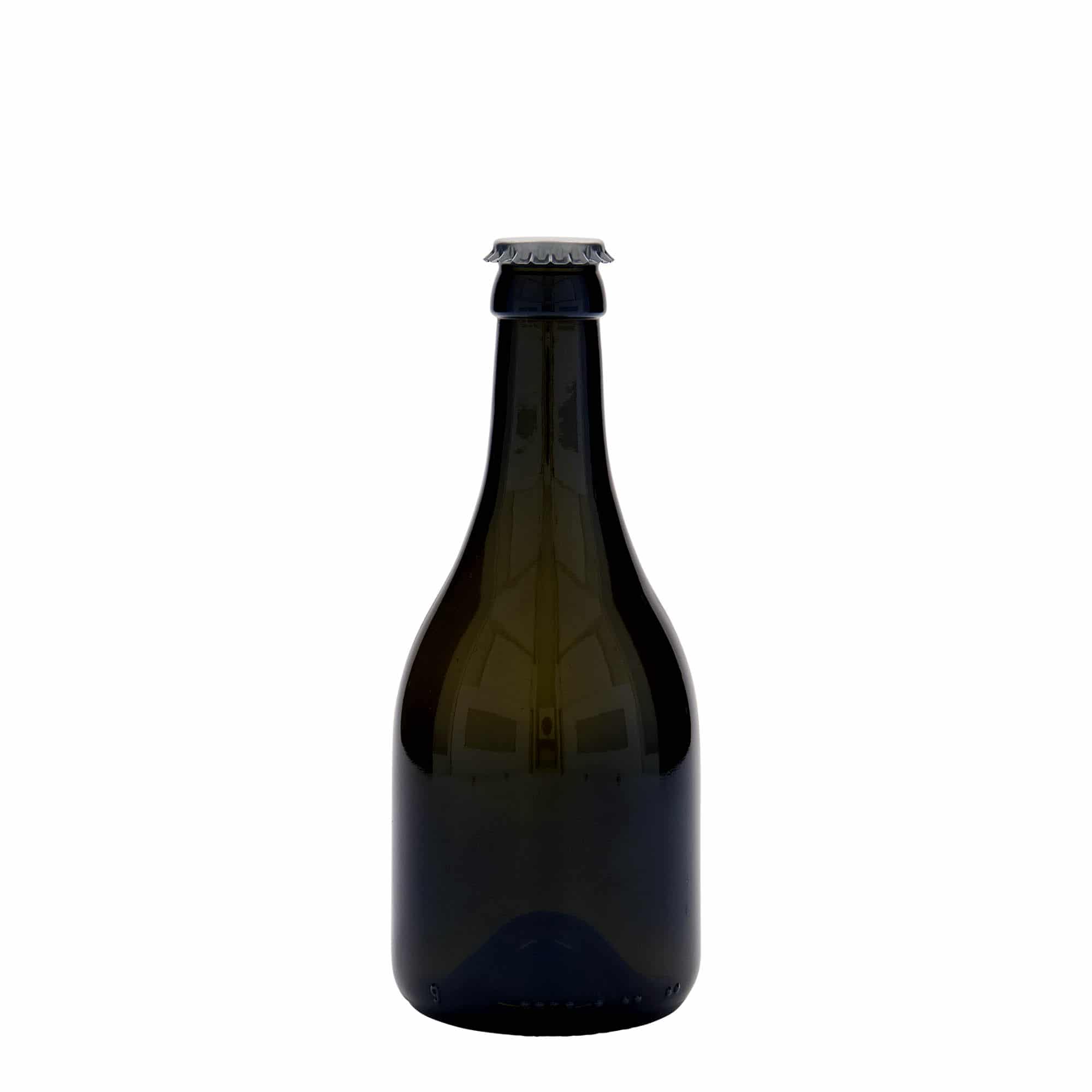 330 ml Garrafa de cerveja 'Horta', vidro, verde antigo, boca: Tampas coroa