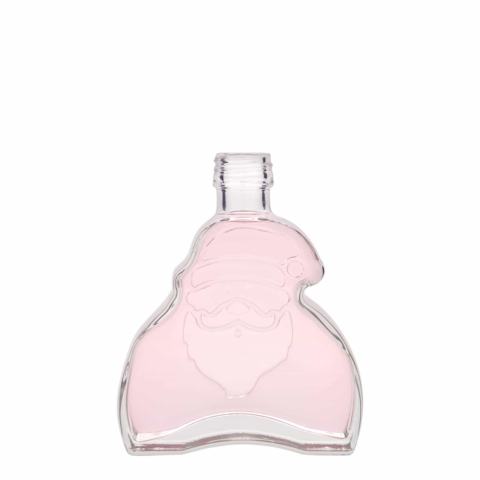 200 ml Garrafa de vidro 'Santa Claus', boca: PP 28