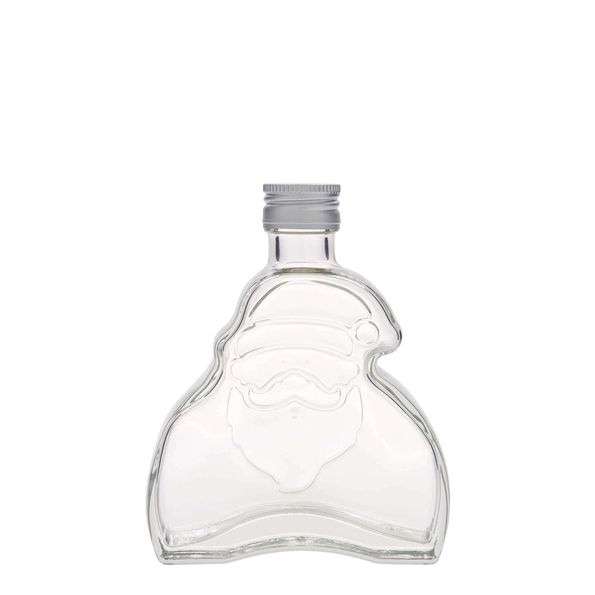 200 ml Garrafa de vidro 'Santa Claus', boca: PP 28